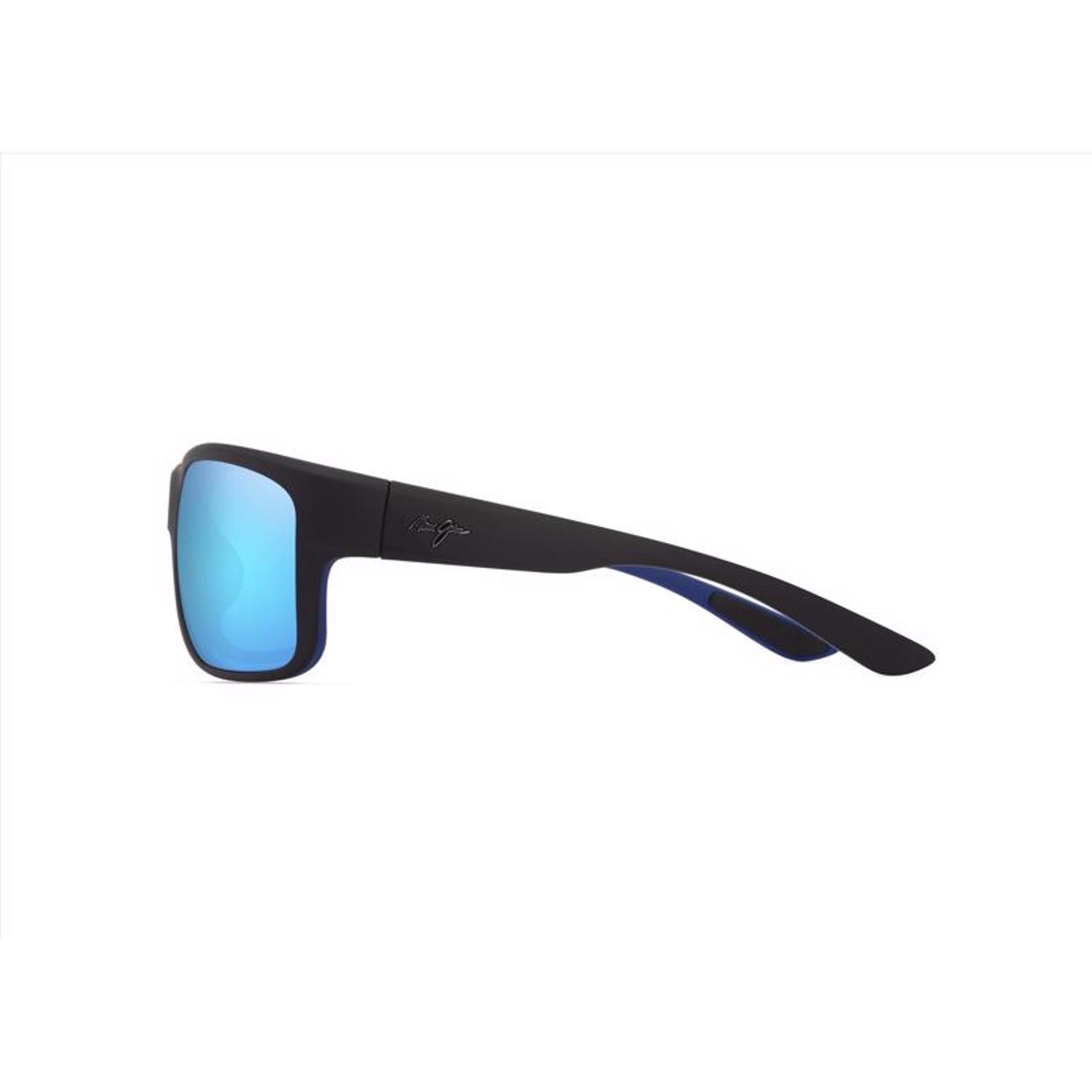 Maui Jim Southern Cross Sunglasses Men's Matte Black/Blue Frame Blue Hawaii Lens Polarized