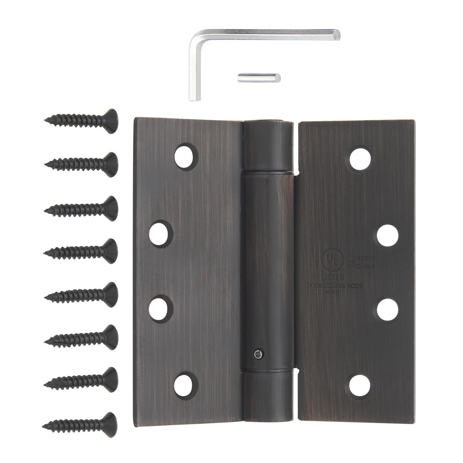 Ace 4 in. L Tuscan Bronze Self Closing Hinge 1 pk