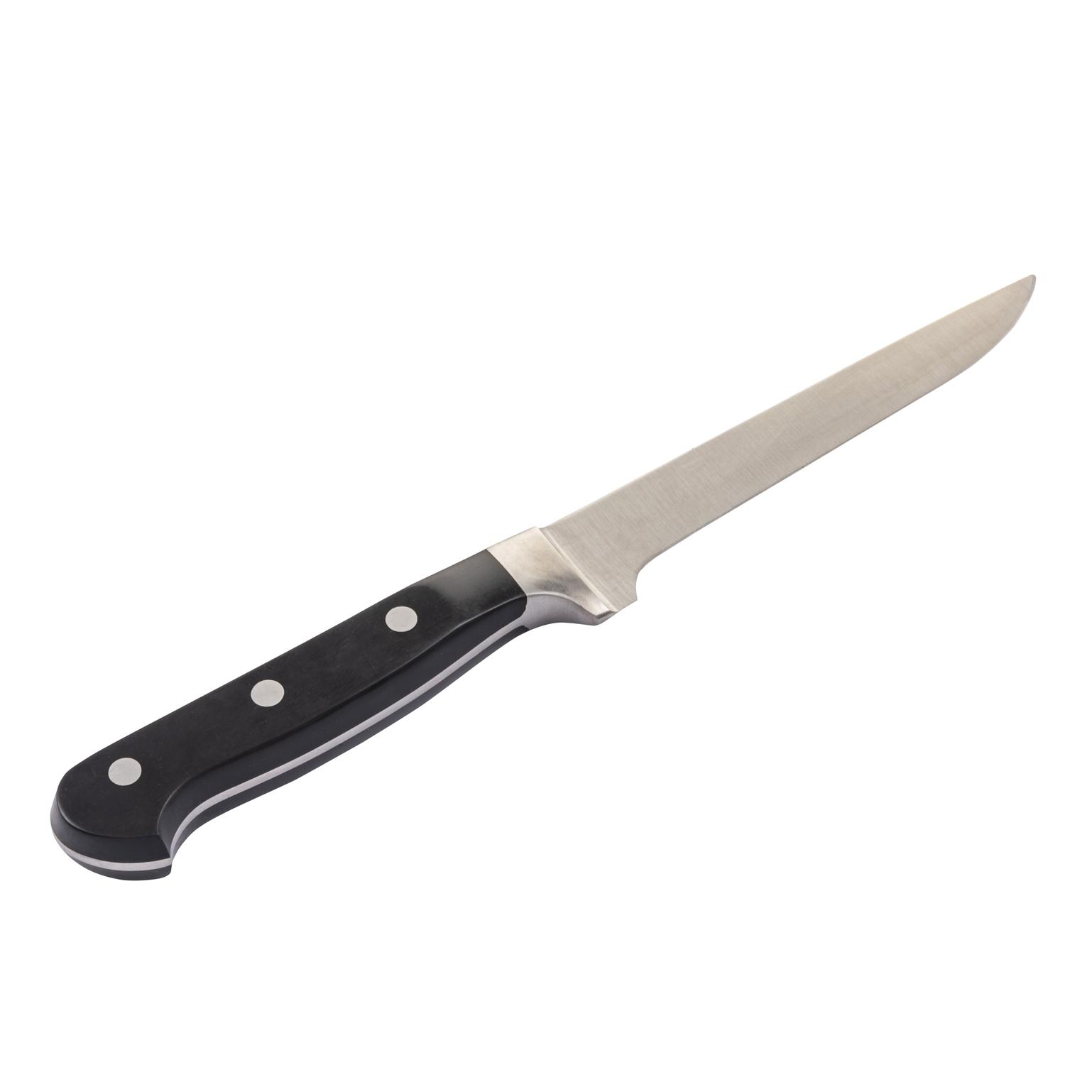 Oklahoma Joe's Blacksmith Stainless Steel Black/Silver Grilling Knife Set 3 pc