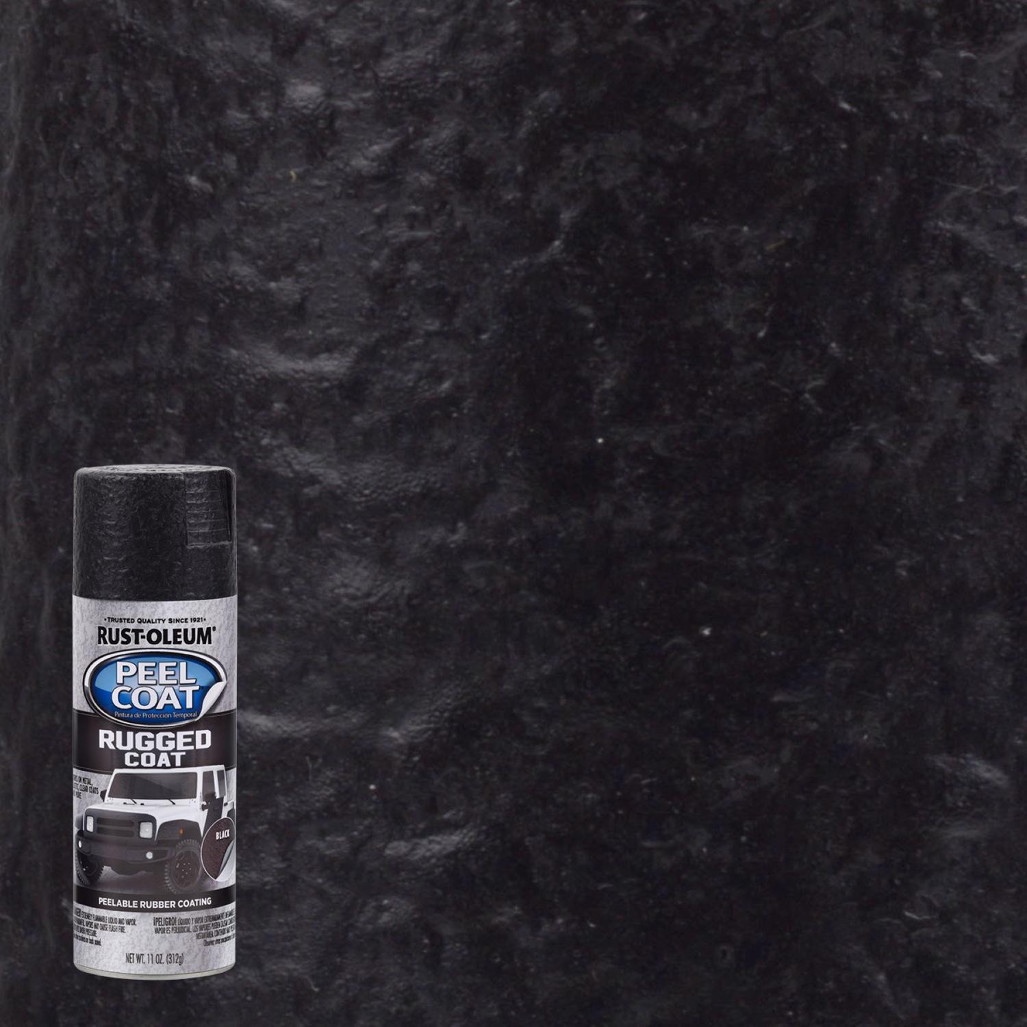 Rust-Oleum Peel Coat Black Rubber Coating 11 oz