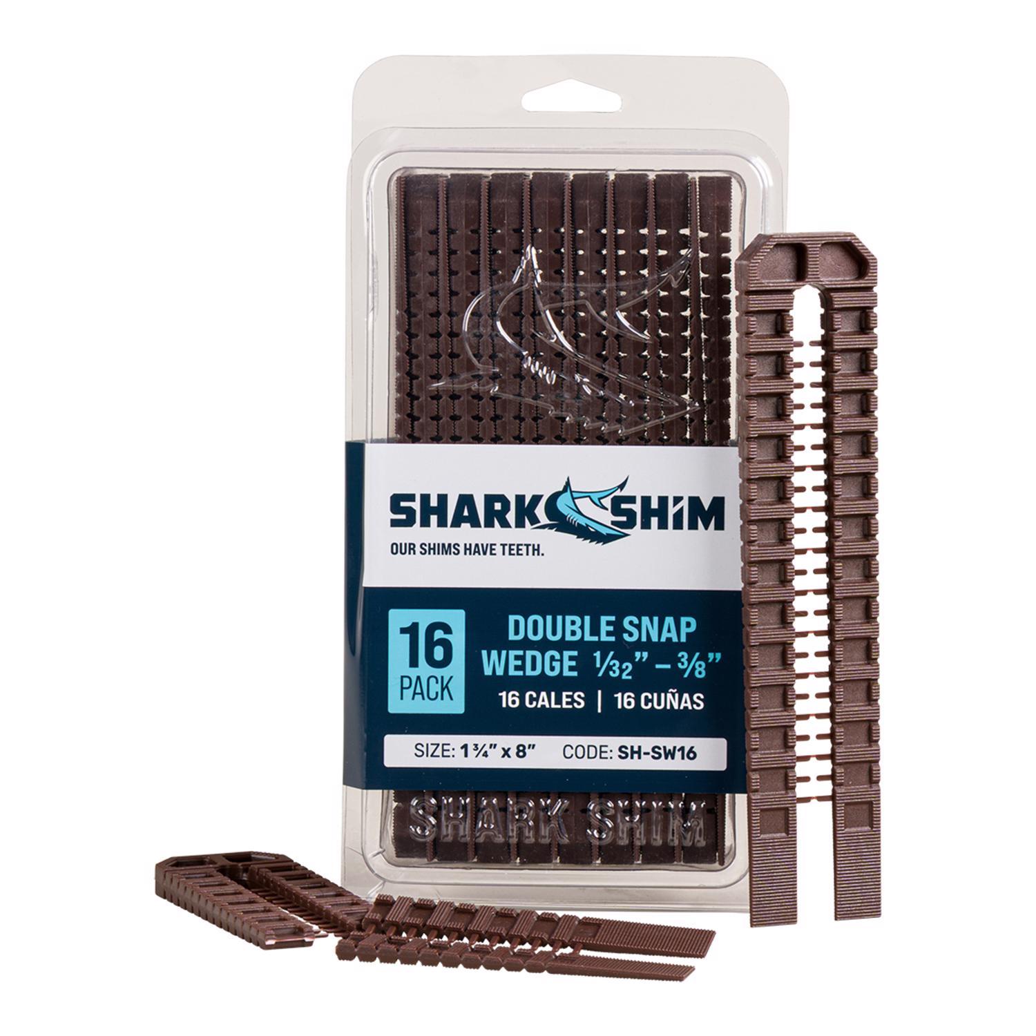 Broadfix 1.8 in. W X 8 in. L Plastic Double Snap Shims 14 pk