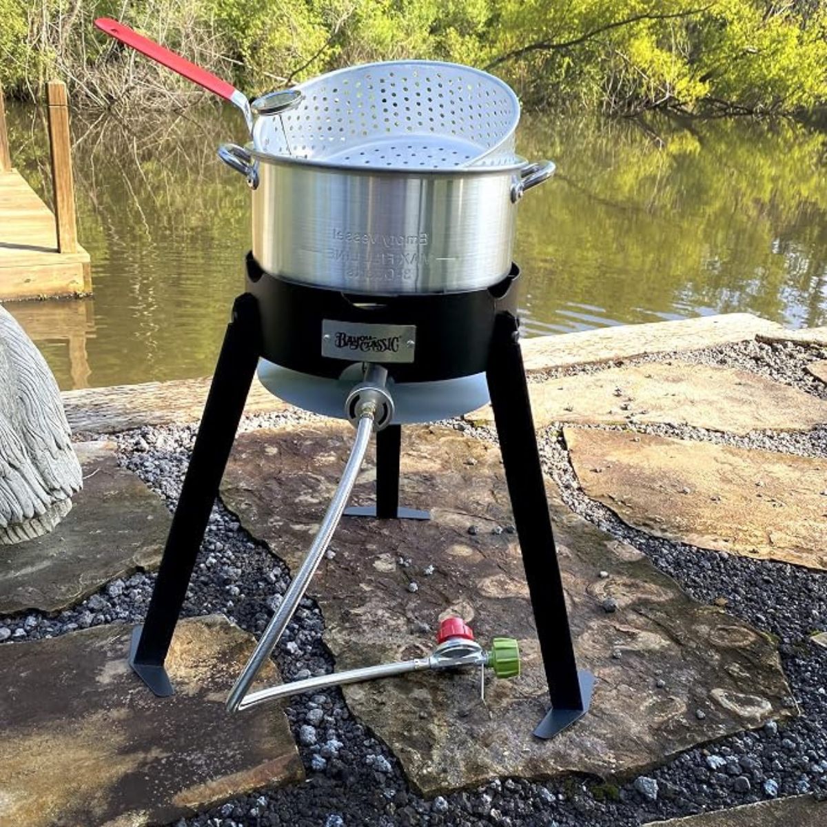 Bayou Classic Aluminum Outdoor Fish Cooker Set