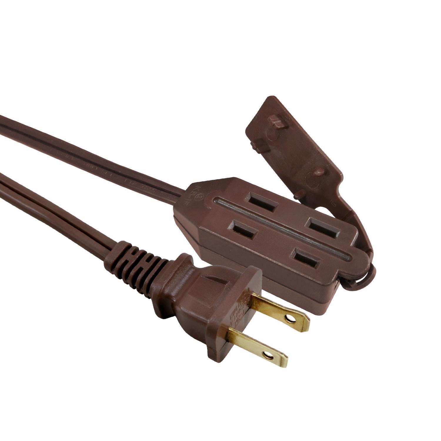 Ace Indoor 9 ft. L Brown Extension Cord 16/2 SPT-2