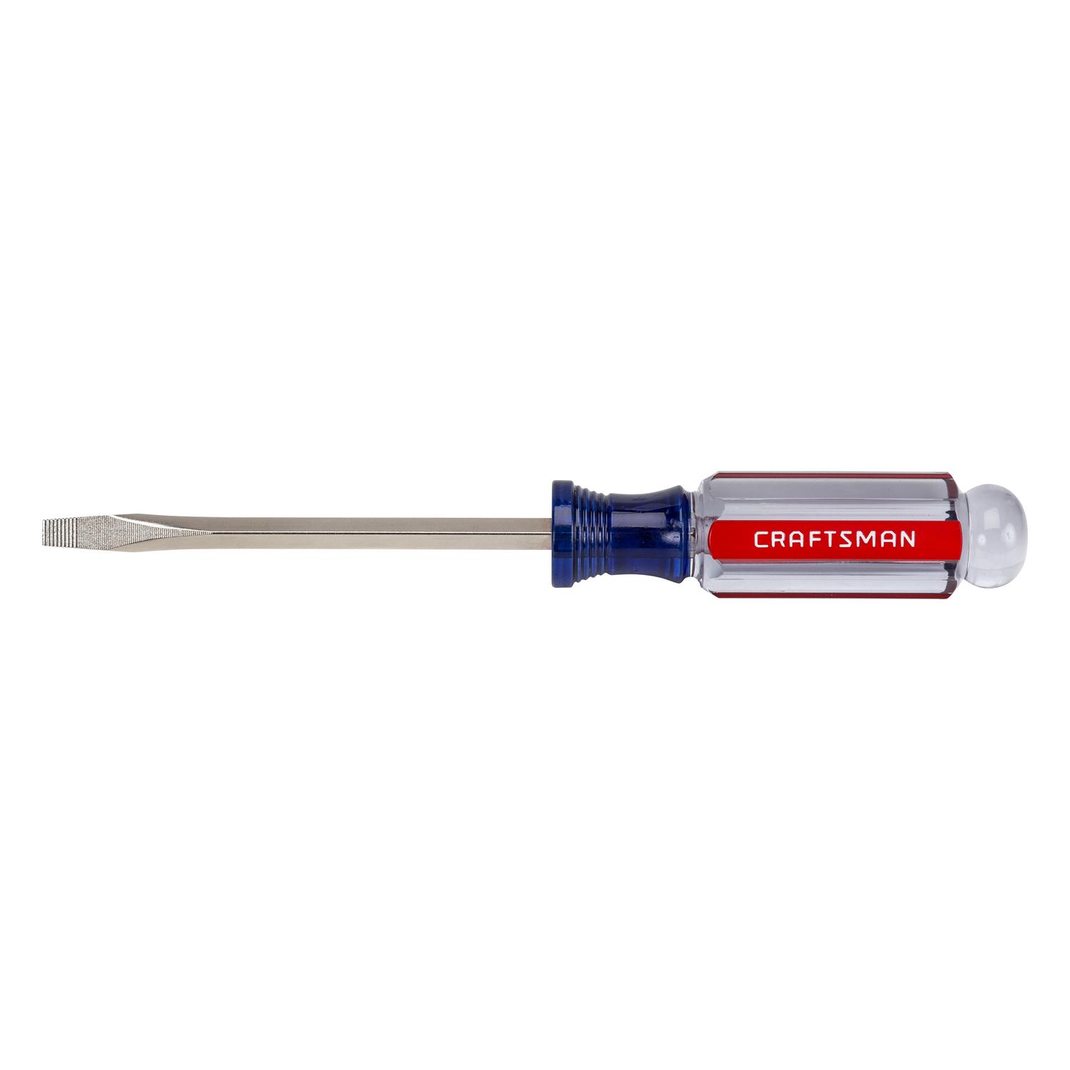 Craftsman 3/16 in. X 4 in. L Slotted Screwdriver 1 pc