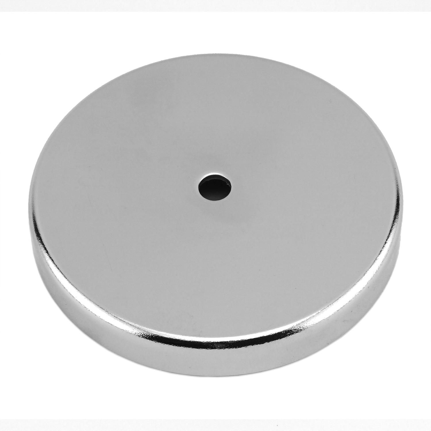 Magnet Source.303 in. L X 2.04 in. W Silver Round Base Magnet 25 lb. pull 1 pc