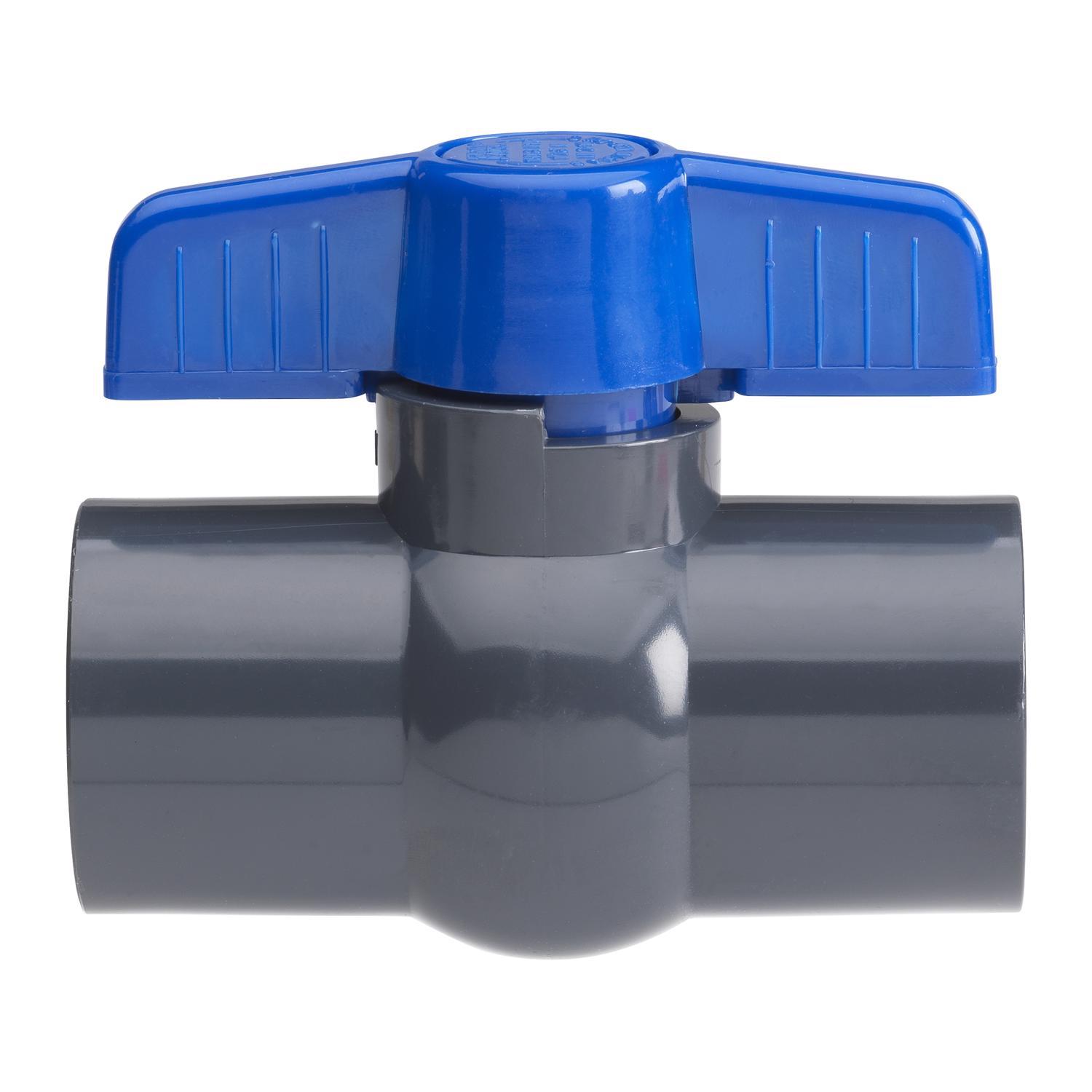 Homewerks 3/4 in. PVC Slip Ball Valve Full Port T-Handle