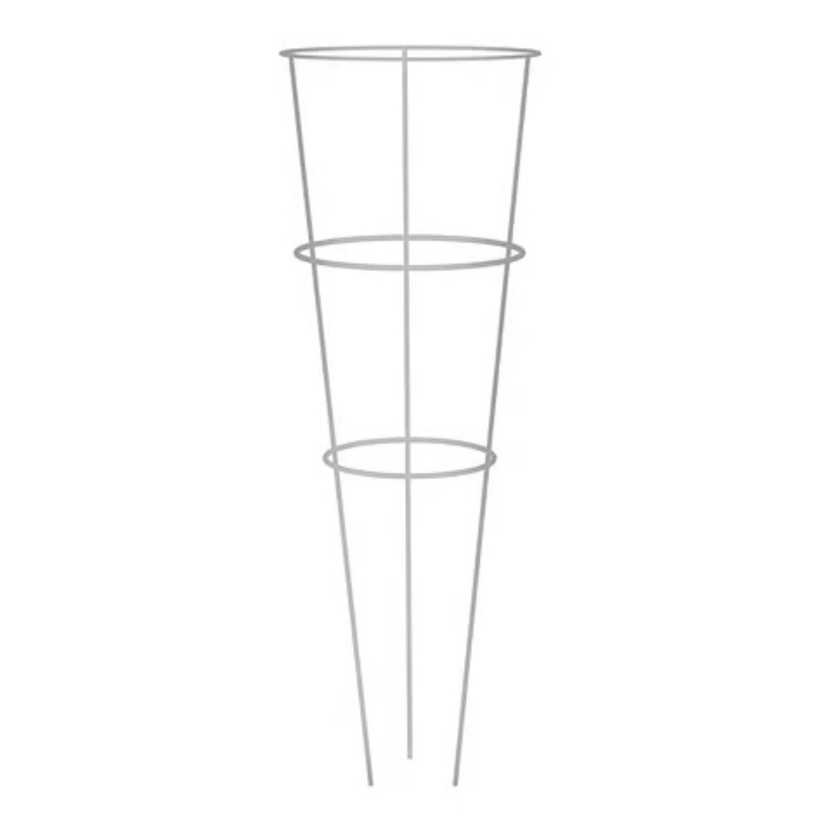 Glamos Wire 42 in. H x 14 in. W Gray Steel Plant Support