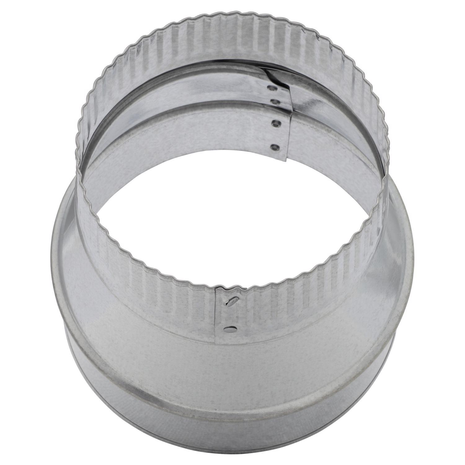Imperial 6 in. D X 5 in. D Galvanized Steel Furnace Pipe Reducer