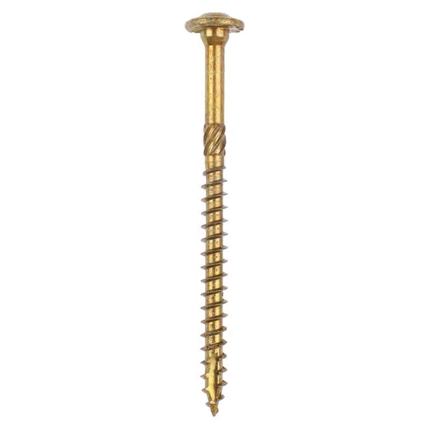 GRK Fasteners 5/16 in. in. X 4 in. L Star Washer Head Self Tapping Structural Screws
