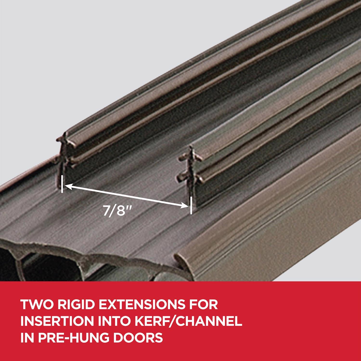 M-D Building Products Brown Vinyl Weatherstrip For Doors 36 in. L X 0.5 in.