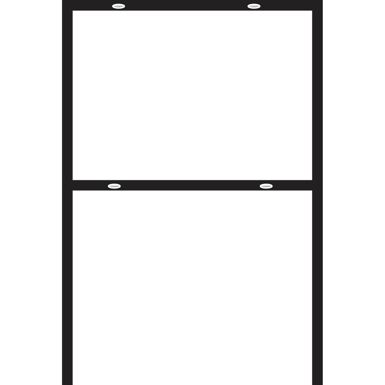 HILLMAN English Black Blank Sign Frame 24 in. H X 18 in. W