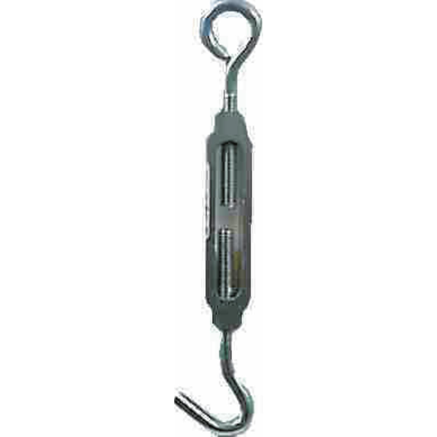 Hampton Zinc-Plated Aluminum/Steel Turnbuckle 350 lb 10-1/4 in. L