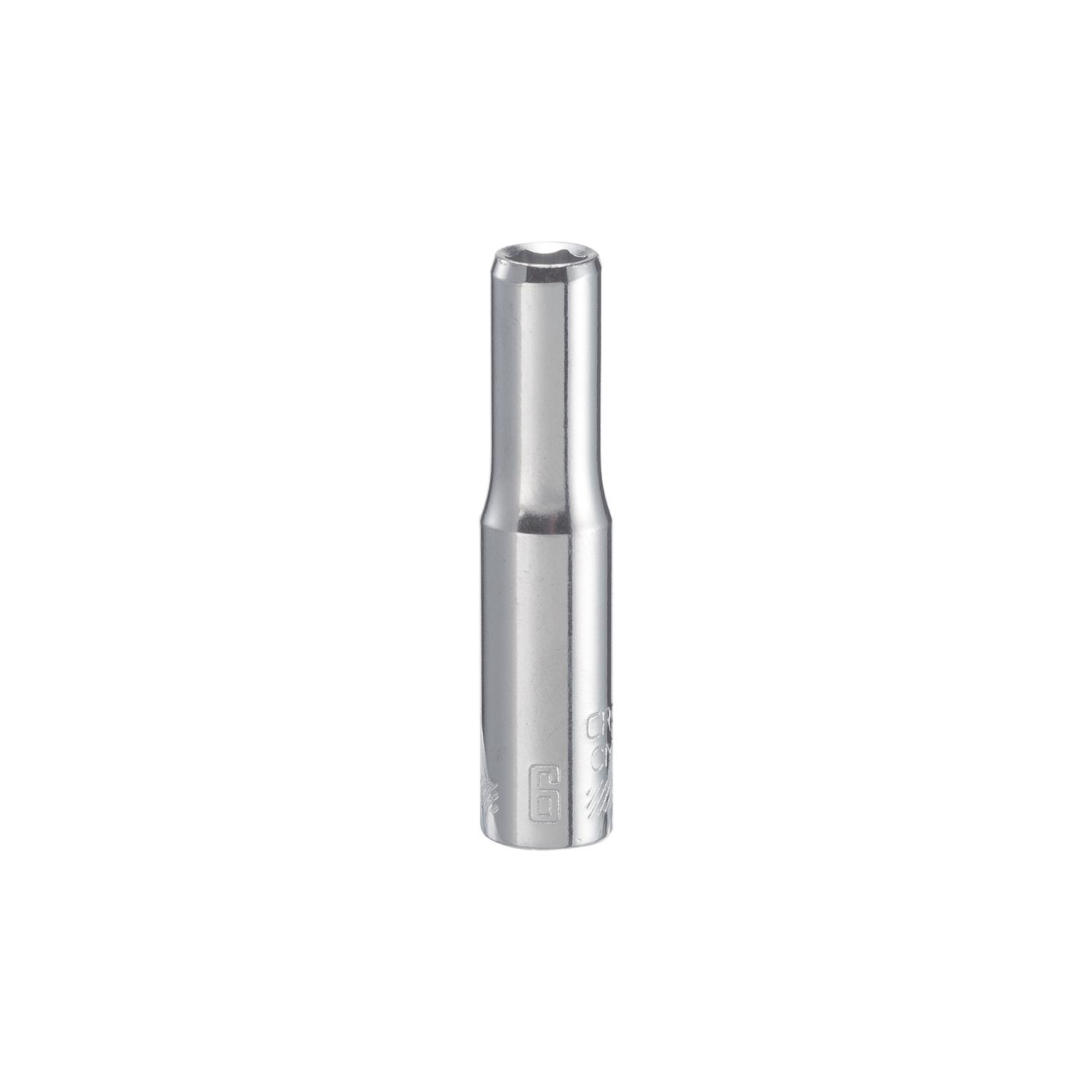 Craftsman 6 mm X 1/4 in. drive Metric 6 Point Deep Deep Socket 1 pc