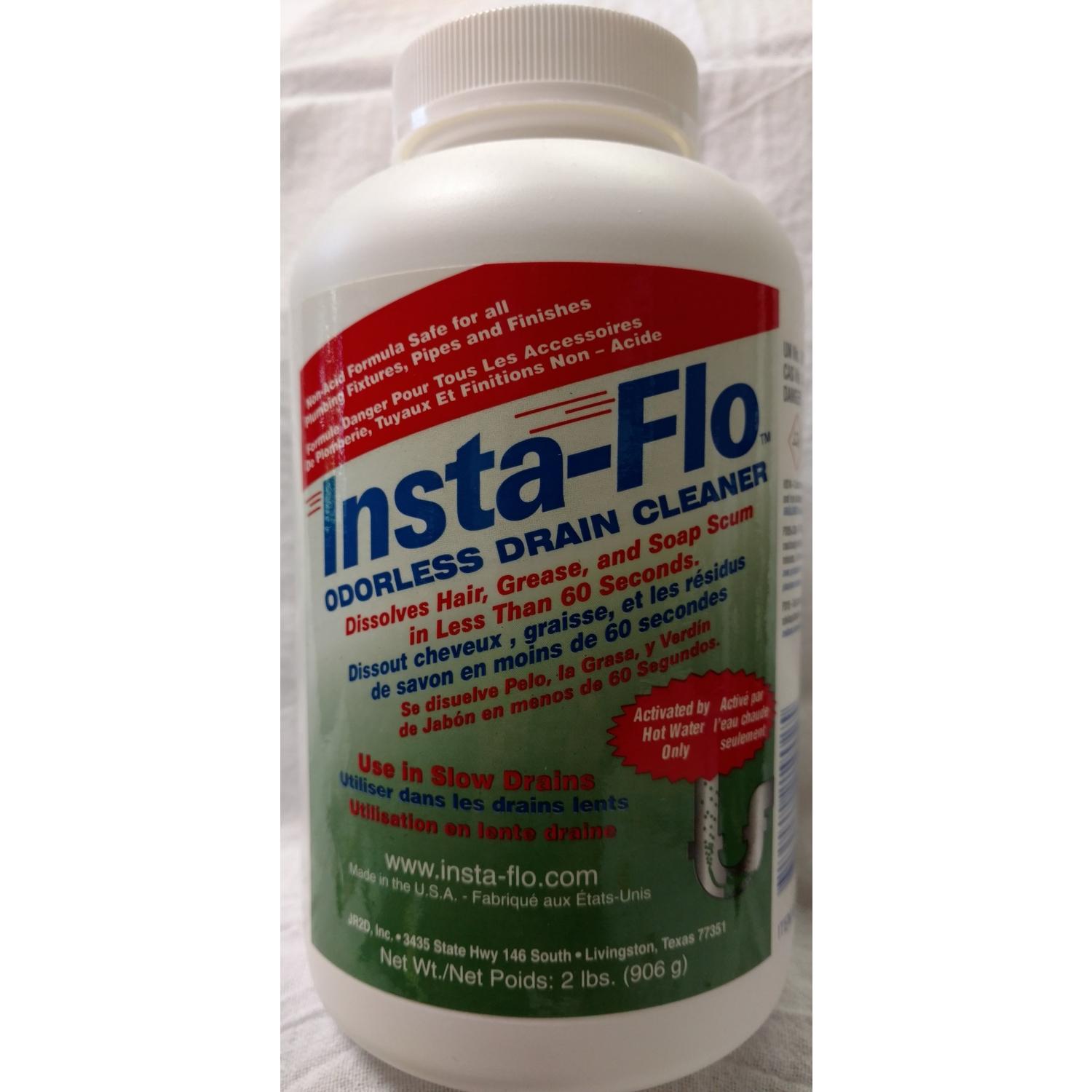 Insta-Flo Crystals Drain Cleaner 2 lb