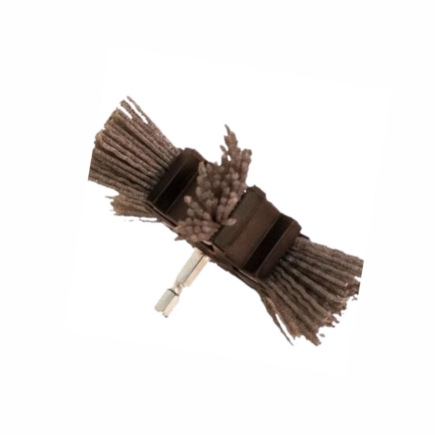Dico Nyalox 4 in. D X 1/4 in. Aluminum Oxide Wheel Brush Mandrel Mounted Flap Brush 80 Grit 1 pc