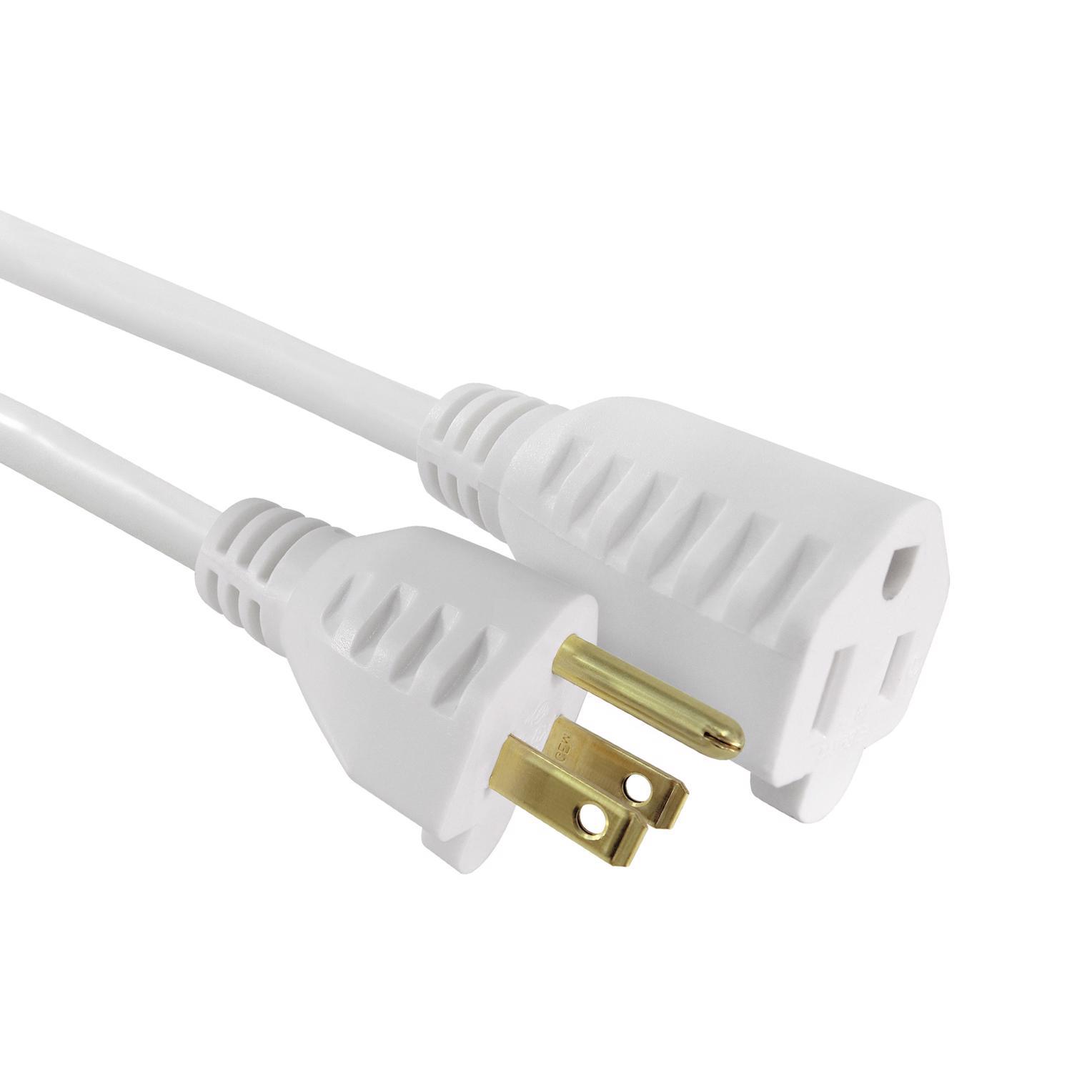 Ace Indoor or Outdoor 25 ft. L White Extension Cord 16/3 SJTW