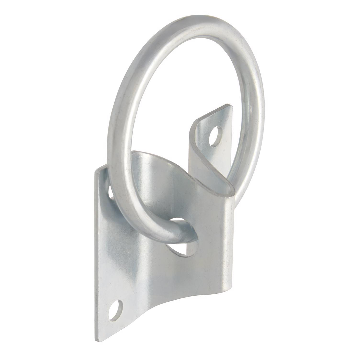 Hampton Small Zinc-Plated Silver Steel 1.875 in. L Hitching Ring 250 lb 1 pk
