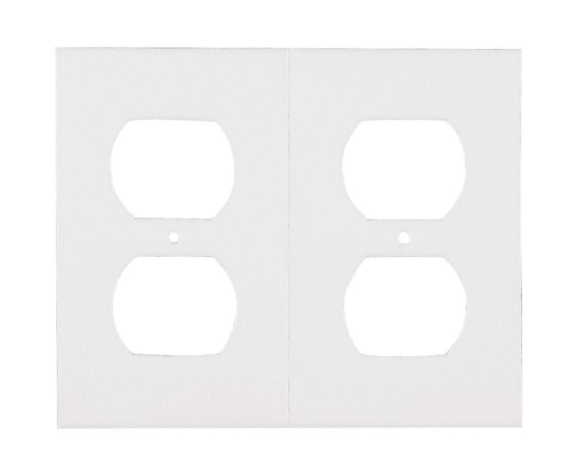 M-D White Foam Wall Plate Sealers 6 pk