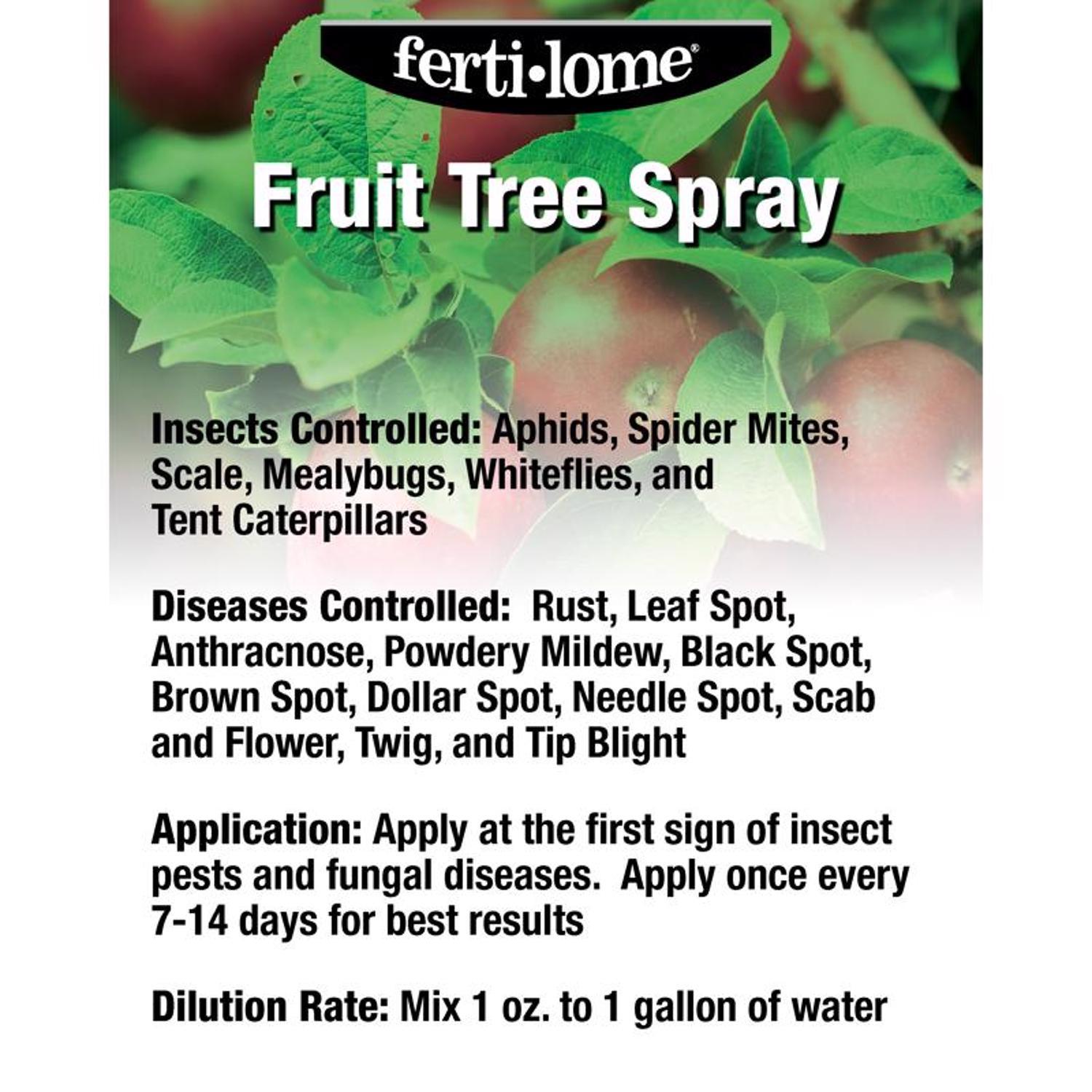 Ferti-lome Fruit Tree Spray Disease & Mite Control Liquid Concentrate 16 oz