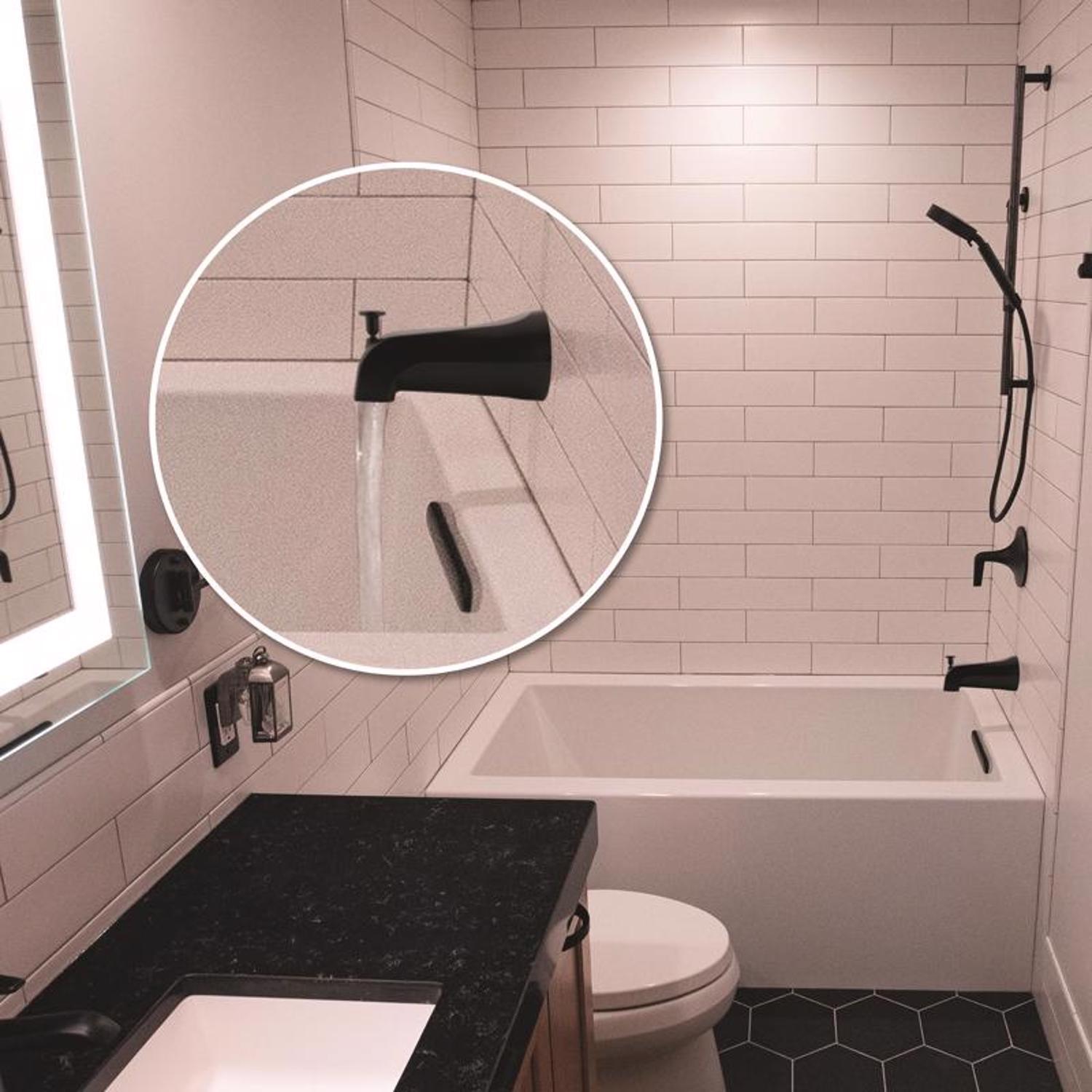 Danco Matte Black Tub Spout