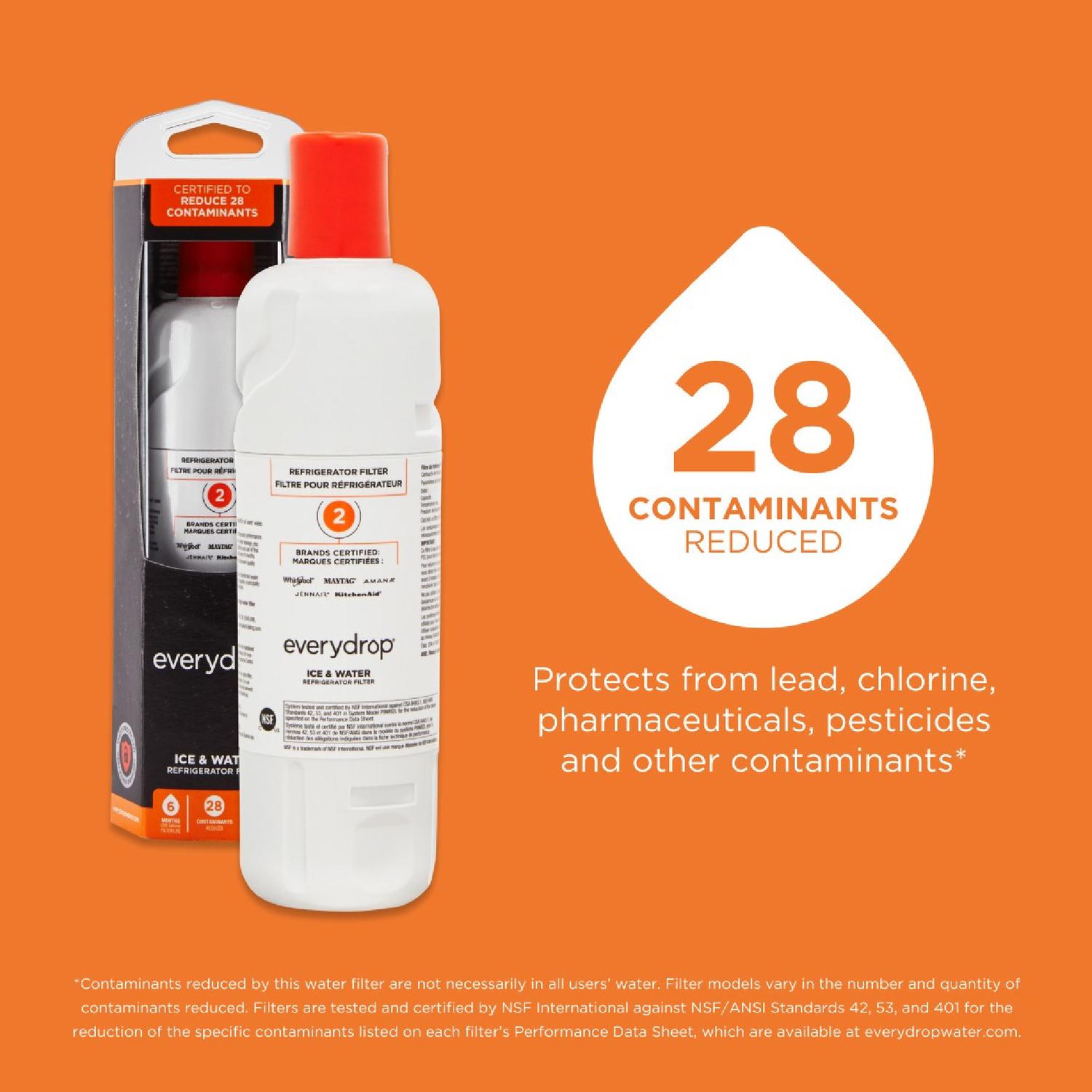 EveryDrop Refrigerator Replacement Filter EDR2RXD1