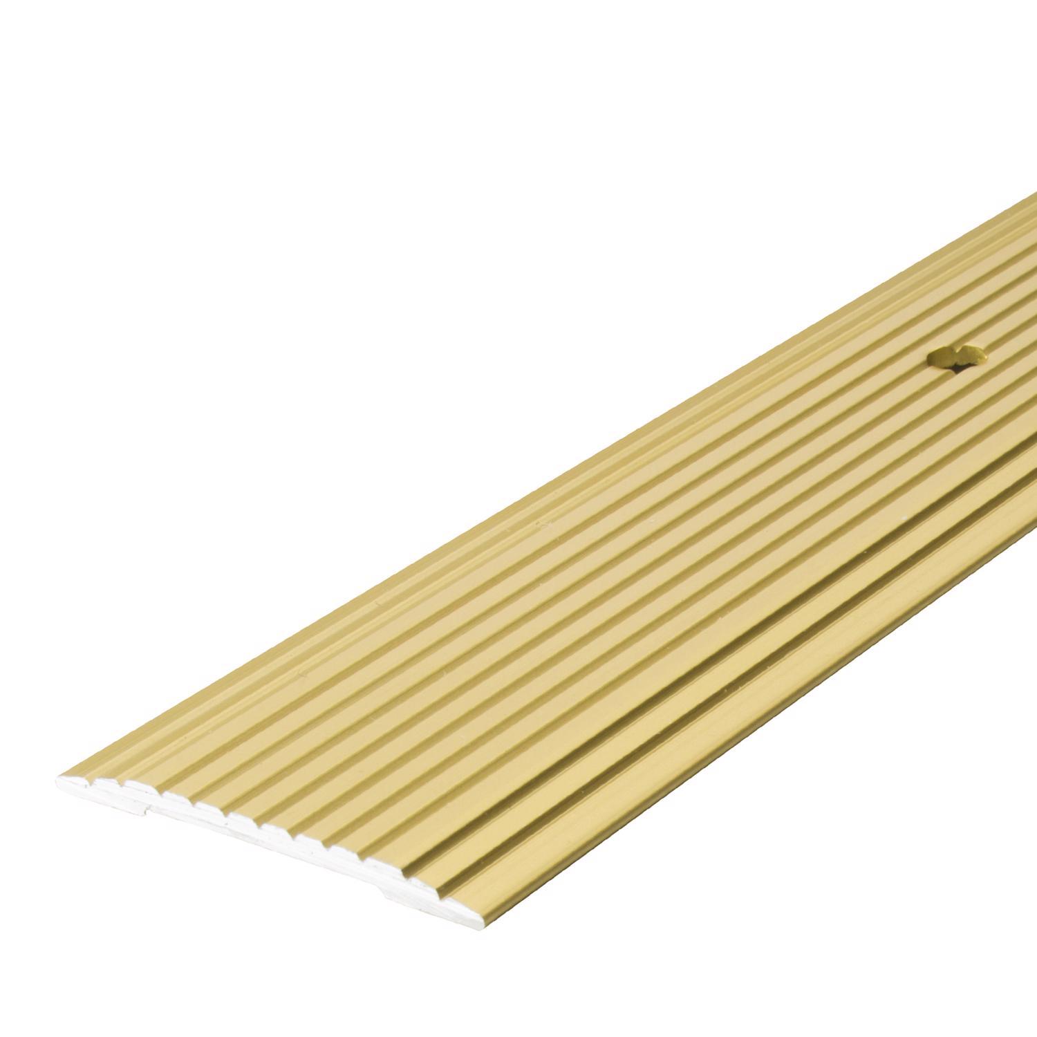 M-D Building Products 0.1 in. H X 1.25 in. W X 36 in. L Satin Brass Aluminum Seam Binder