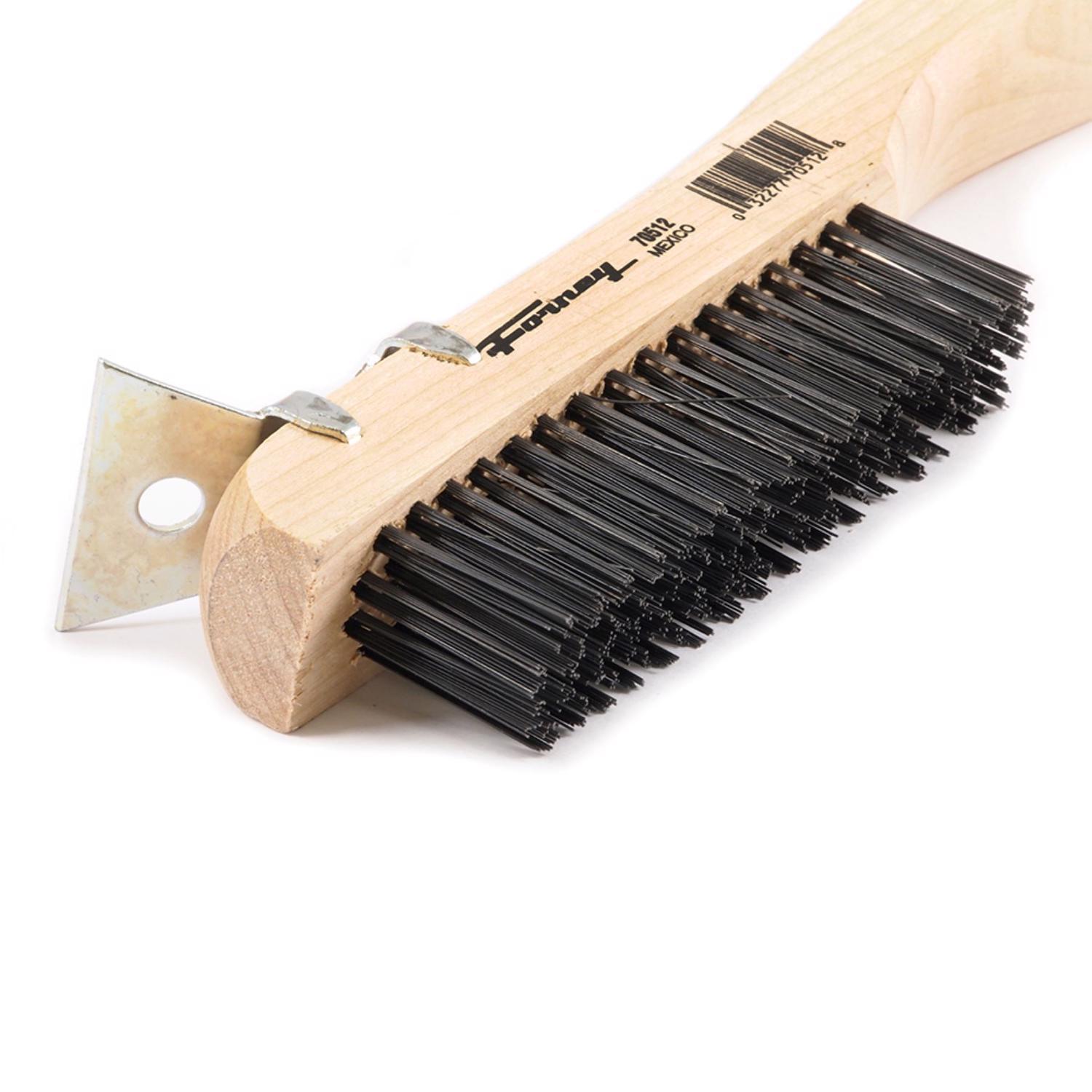 Forney 10-1/4 in. L X 2.75 in. W Scratch Brush Steel 1 pc