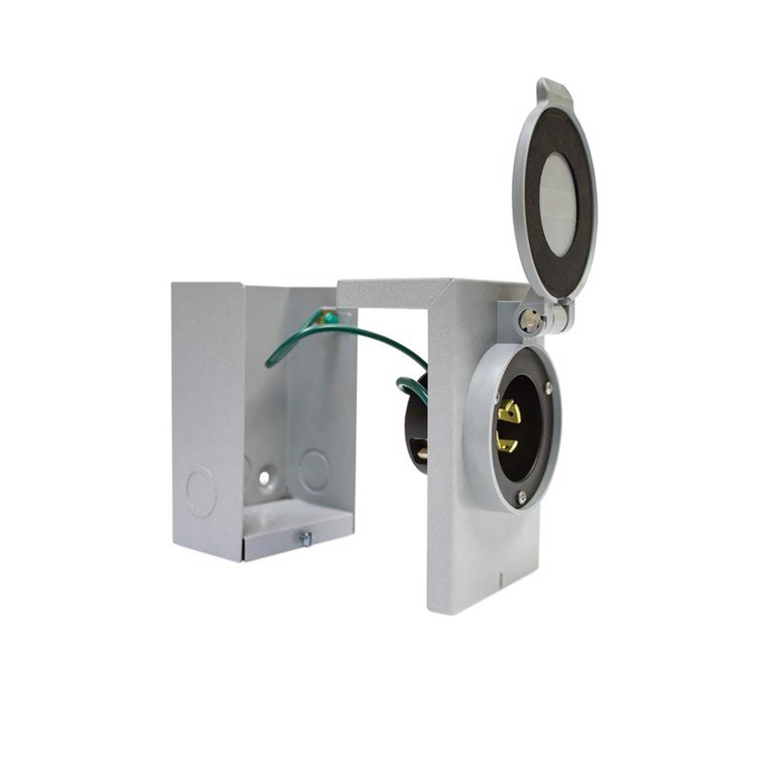 Reliance Controls PB Series 30 amps 120/240 V 1 space 1 circuits Surface Mount Power Inlet Box