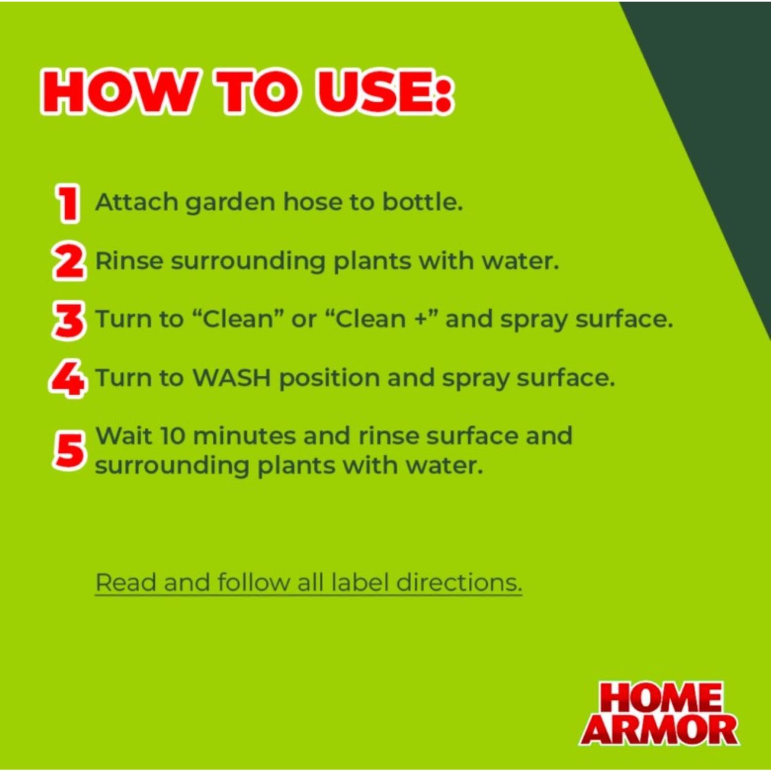 Home Armor Outdoor Cleaner 64 oz Liquid