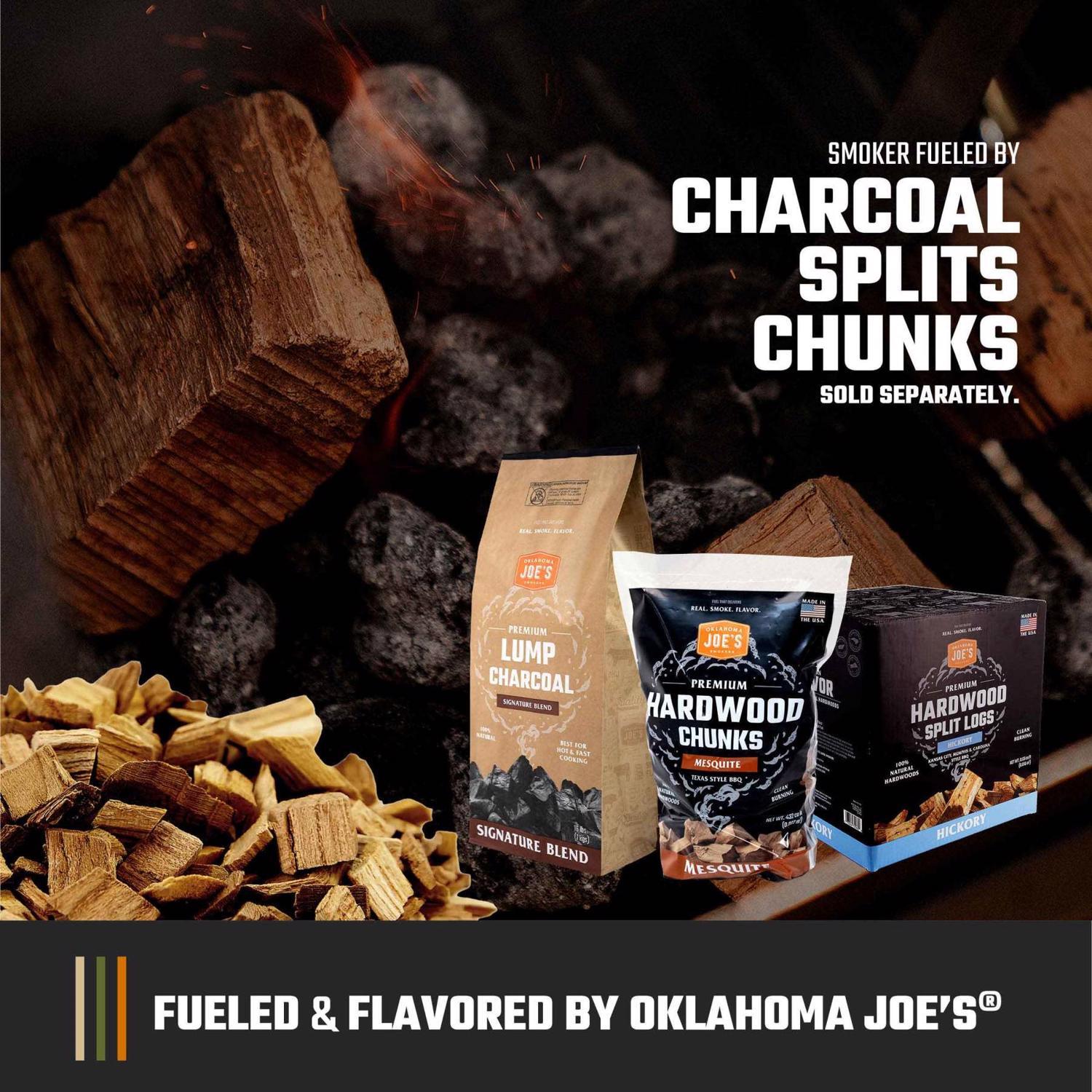 Oklahoma Joe's Longhorn Charcoal/Wood Offset Smoker Black