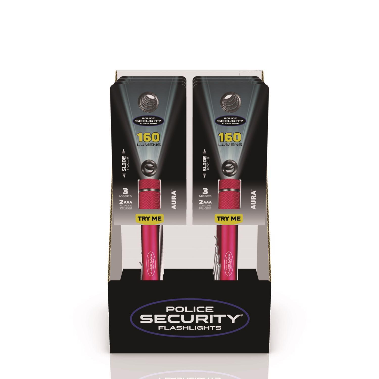 Police Security Aura 270 lm Pink LED Pen Light