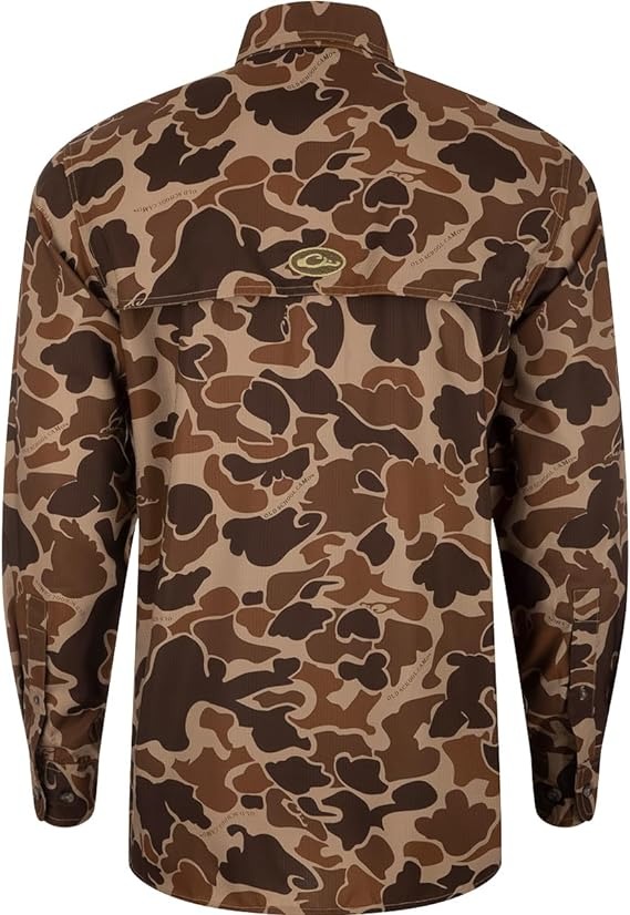 Drake Waterfowl 8-Shot Flyweight Short Sleeve Shirt L