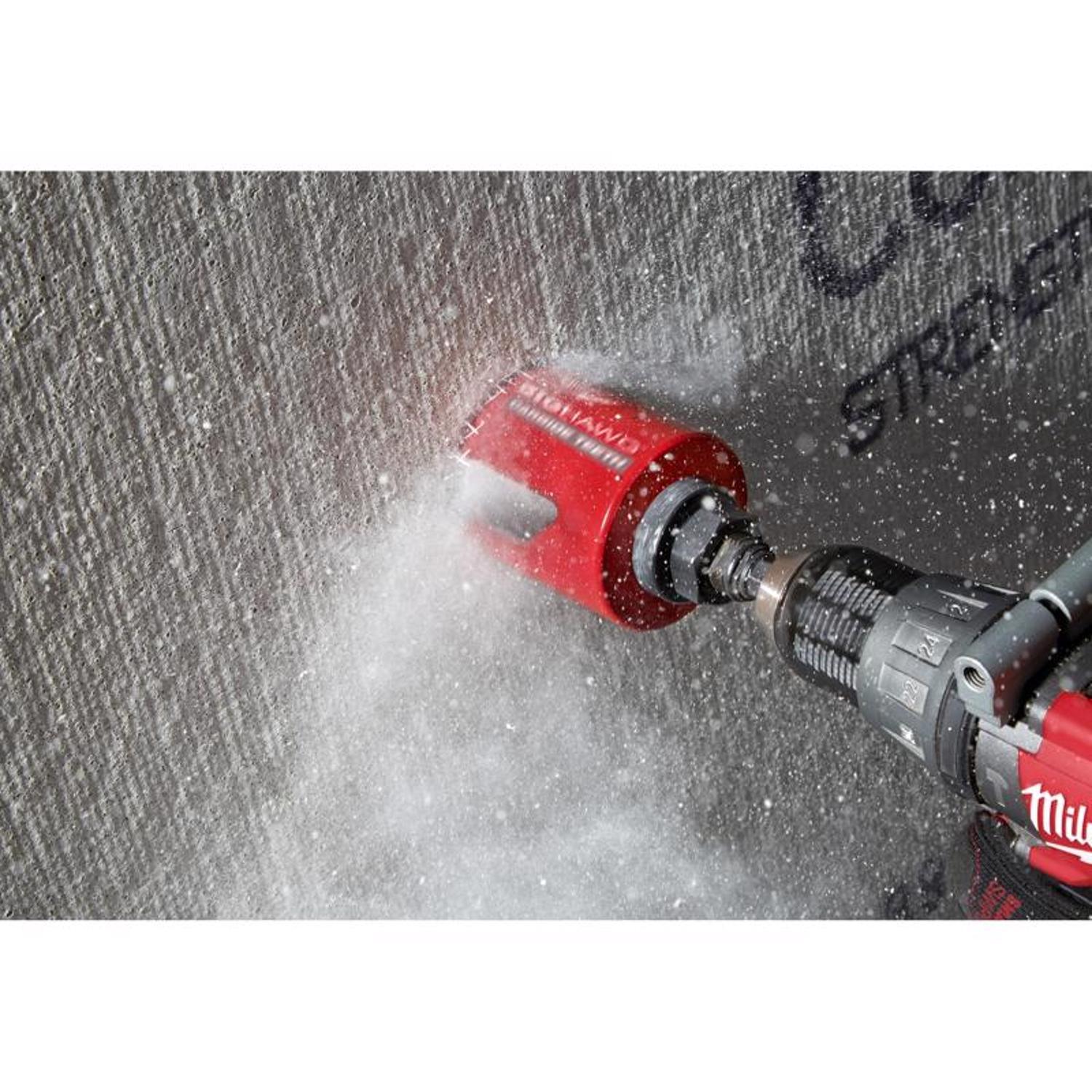 Milwaukee Big Hawg 2-9/16 in. Carbide Tipped 2-7/16 in. L Hole Saw