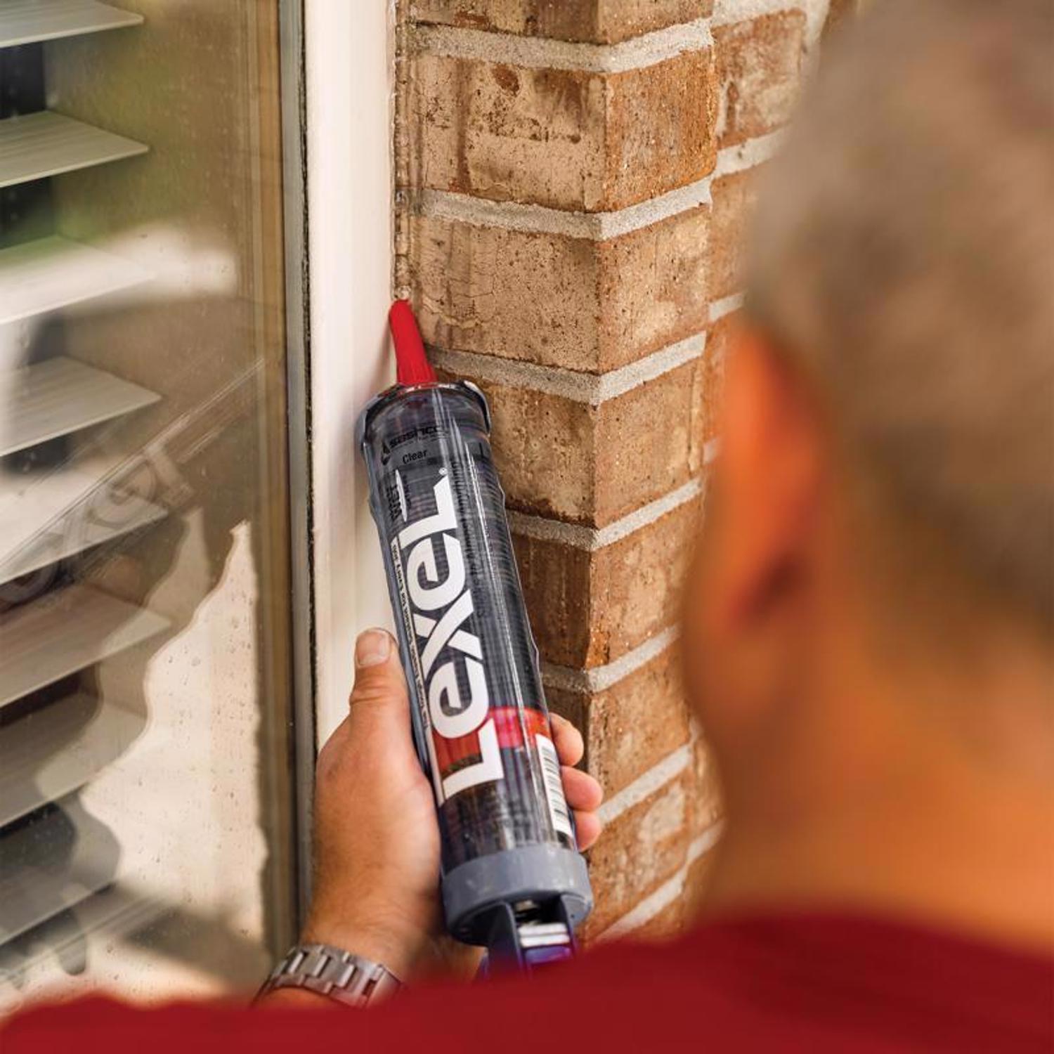Sashco Lexel Clear Synthetic Rubber All Purpose Caulk 5 oz