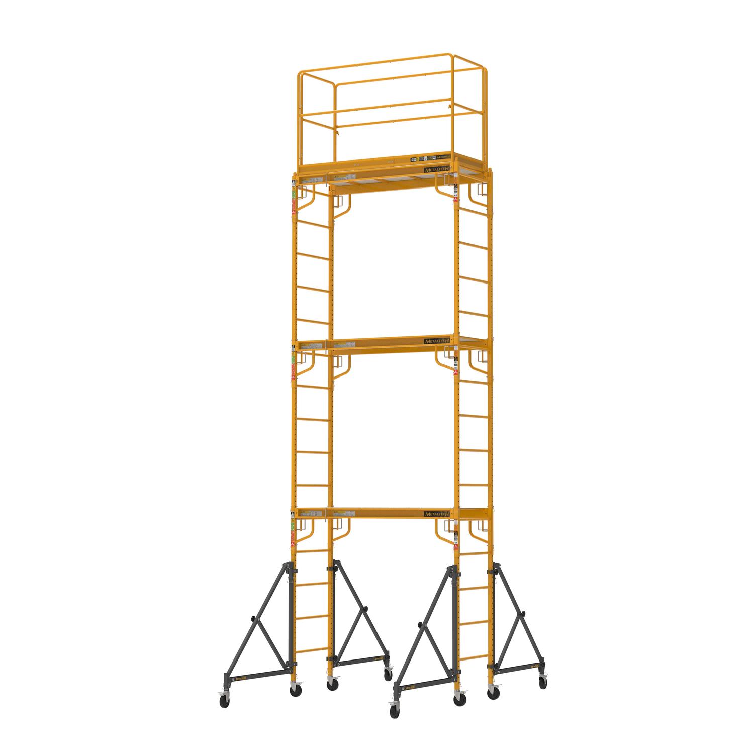 Metal Tech Jobsite Series Steel Yellow Scaffolding 1 pk