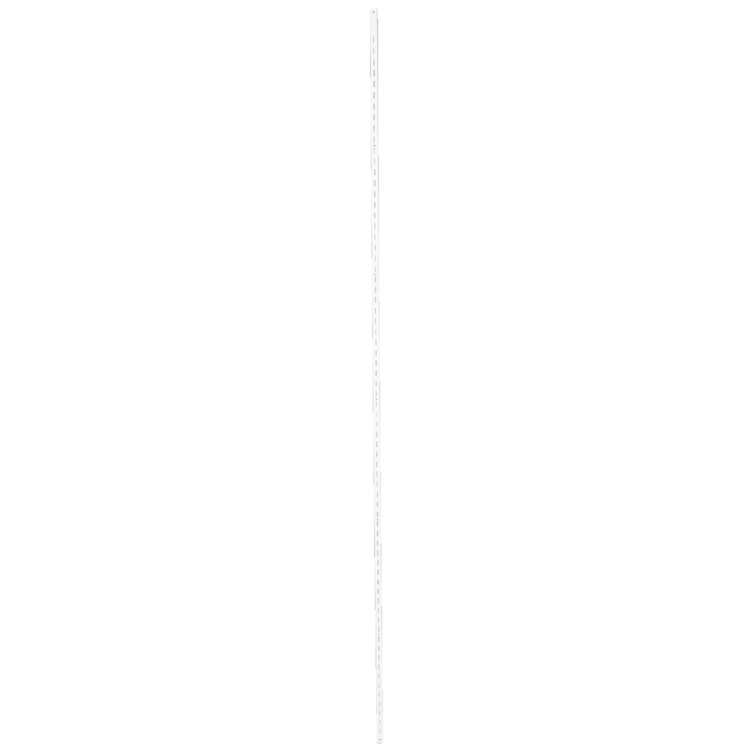 Knape & Vogt White Steel Regular Duty Bracket 16 Ga. 72 in. L