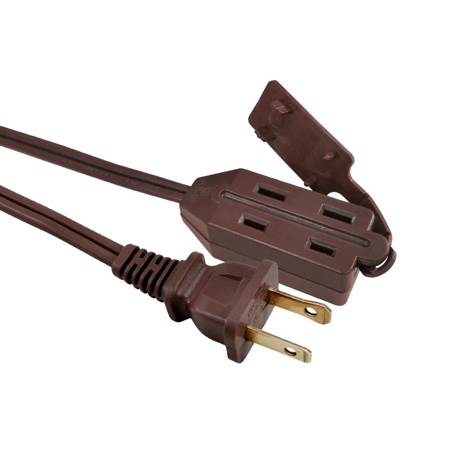 Ace Indoor 6 ft. L Brown Extension Cord 16/2 SPT-2