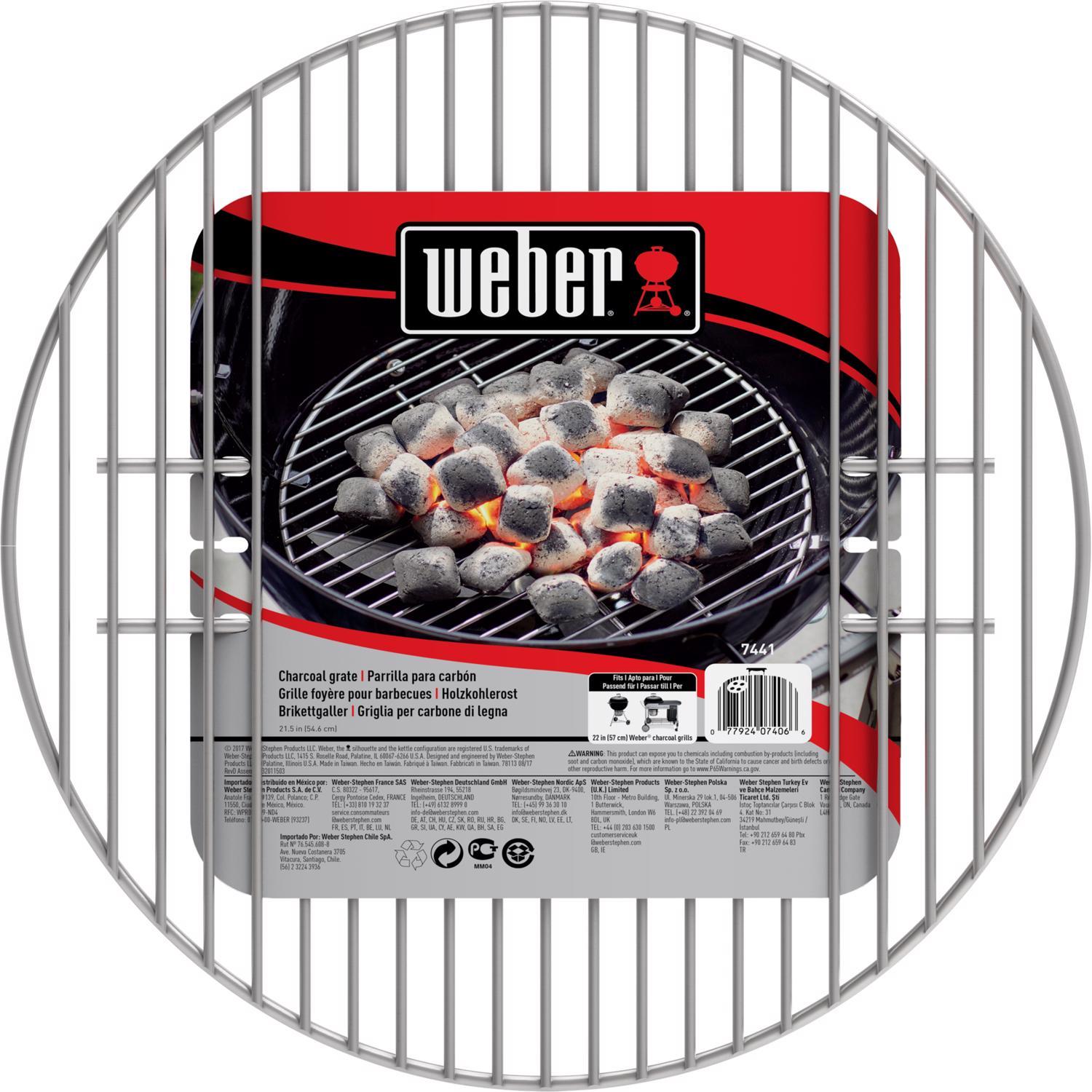 Weber Steel Charcoal Grate For Weber 22 in. Charcoal Grills