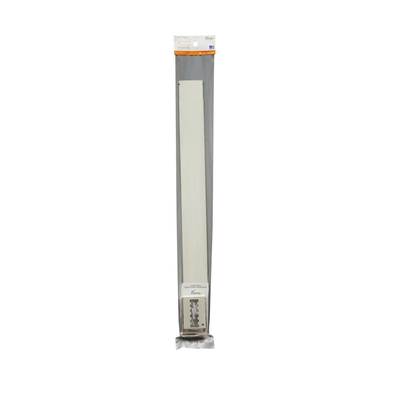 Kenney White Traditional/Transitional Curtain Rod 28 in. L X 48 in. L