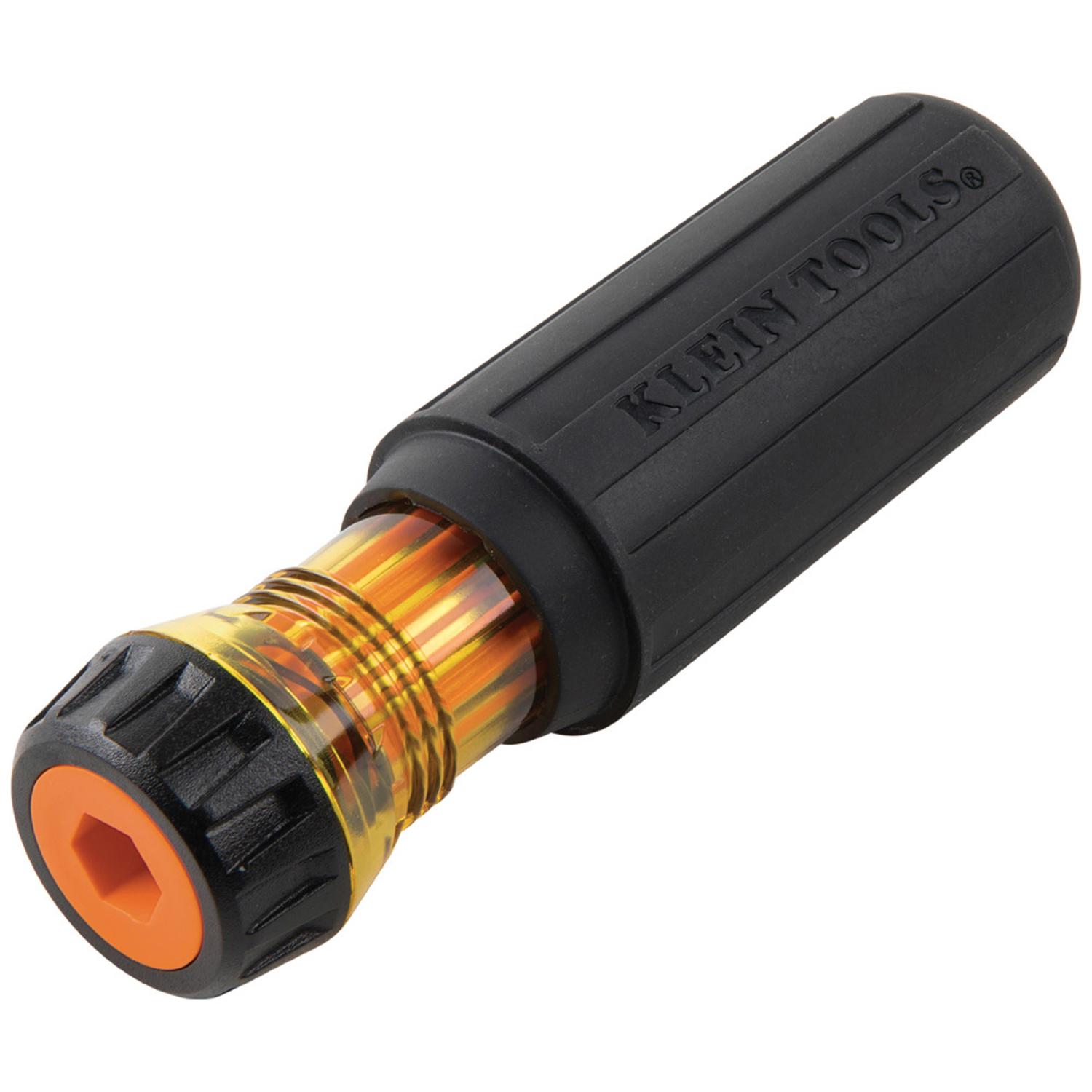 Klein Tools Phillips Bits: #2; Slotted Bits: 1/4"; 2-in-1 Insulated Flip-Blade 8.2 in. 2 pc