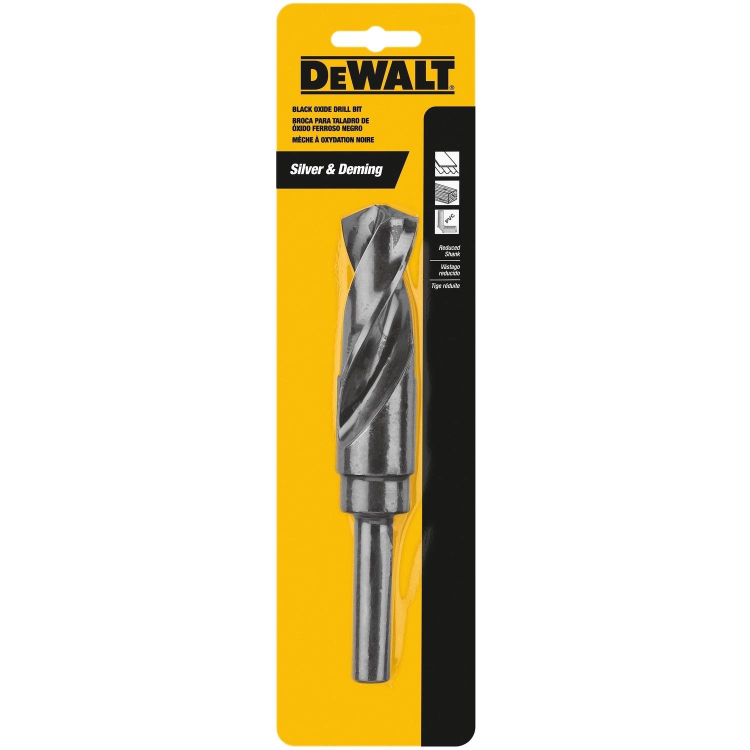 DEWALT Black & Gold 7/8 in. X 6 in. L High Speed Steel Split Point Twist Drill Bit Straight Shank 1