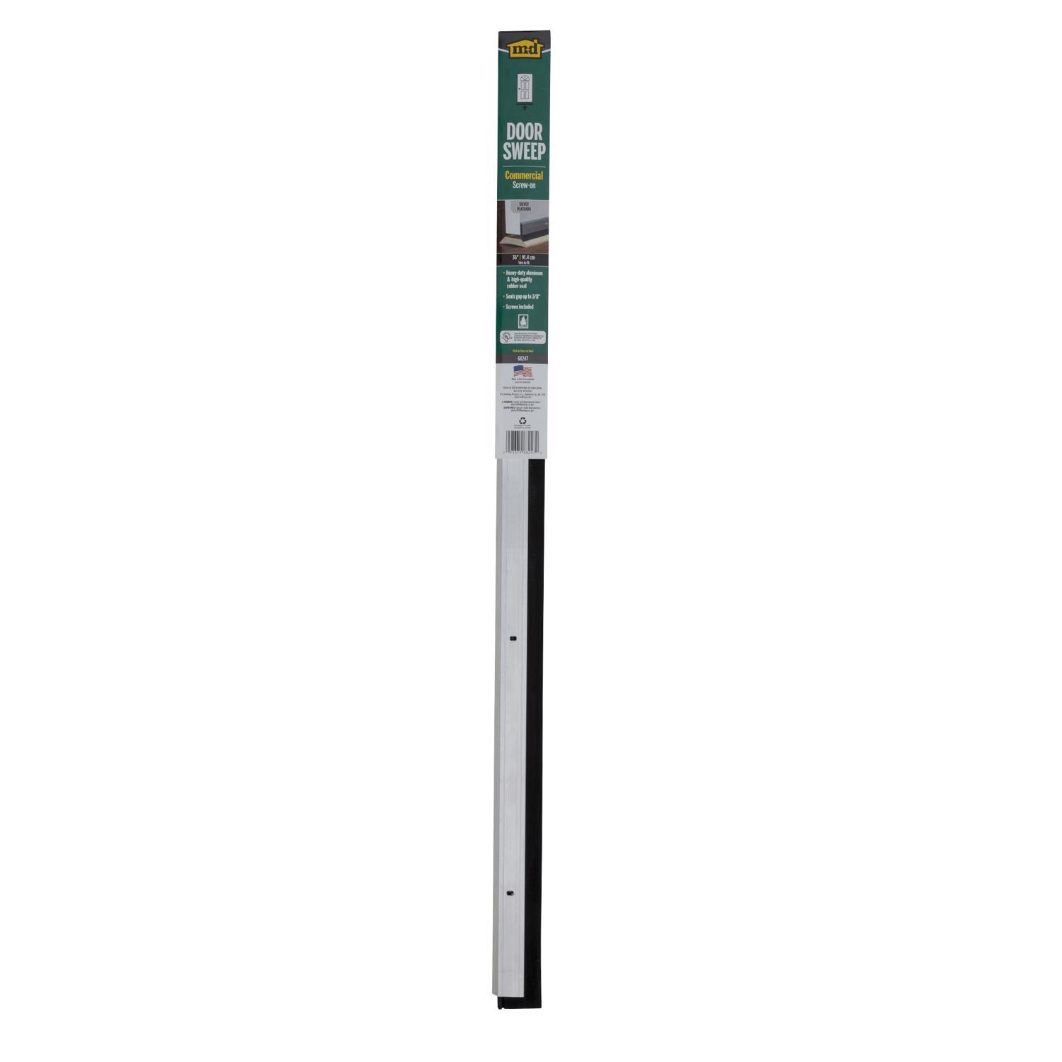 M-D Building Products Silver Aluminum Sweep For Doors 36 in. L X 1.88 in.