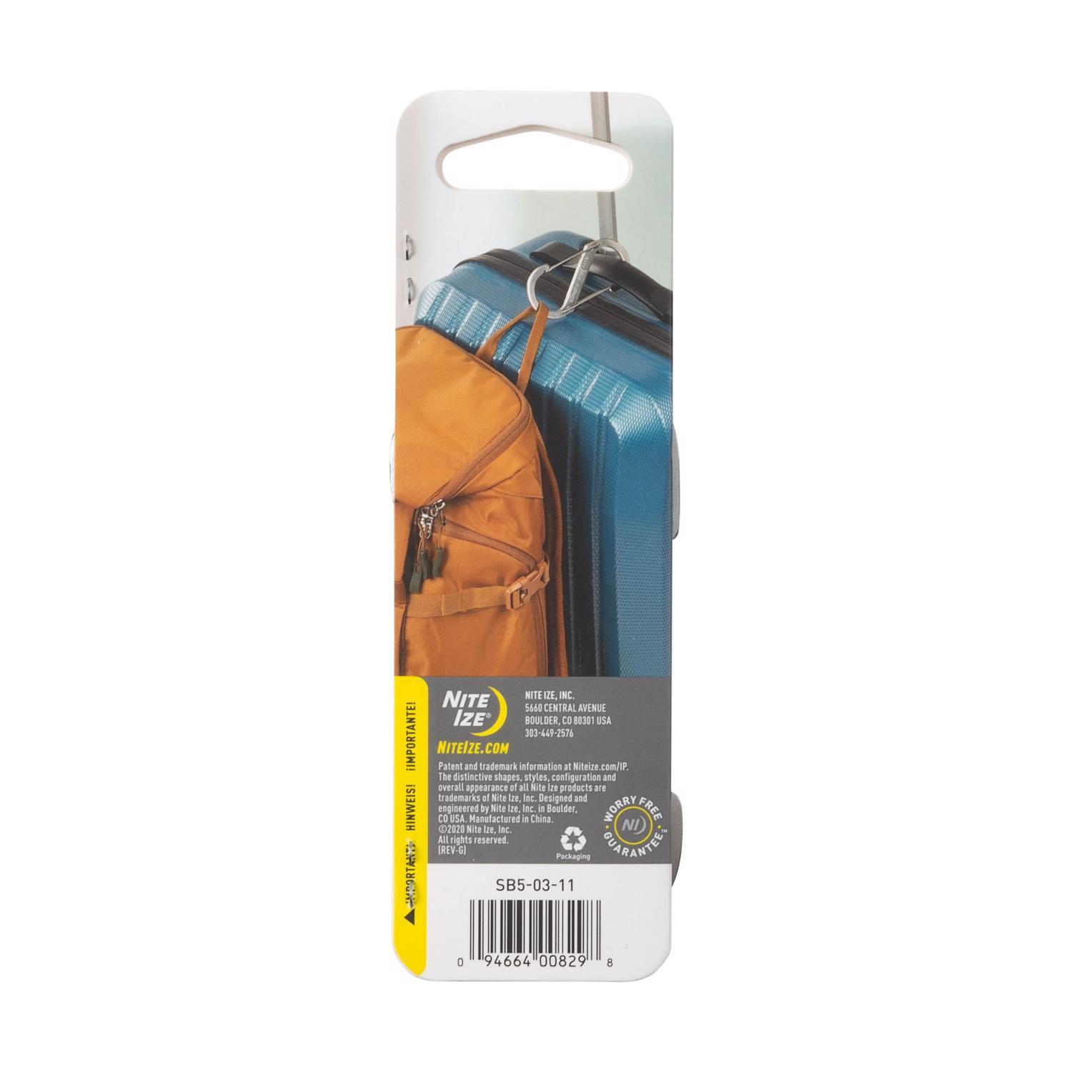 Nite Ize S-Biner Stainless Steel Silver Dual Carabiner S-Biner