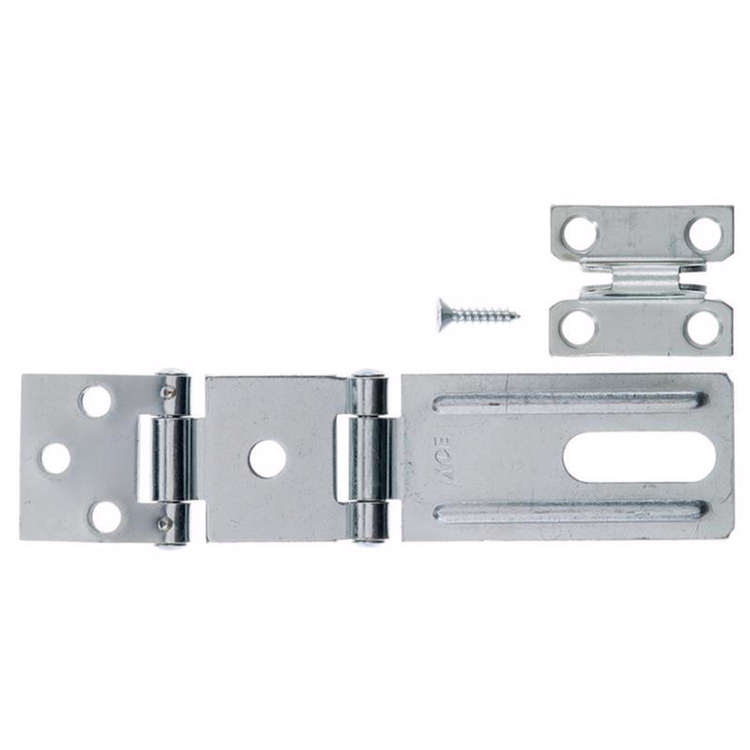 Ace Zinc 3-1/4 in. L Double Hinge Safety Hasp 1 pk