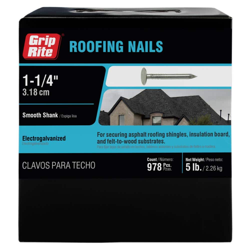 Grip-Rite Nail Roofing Galv 1.25" 5#