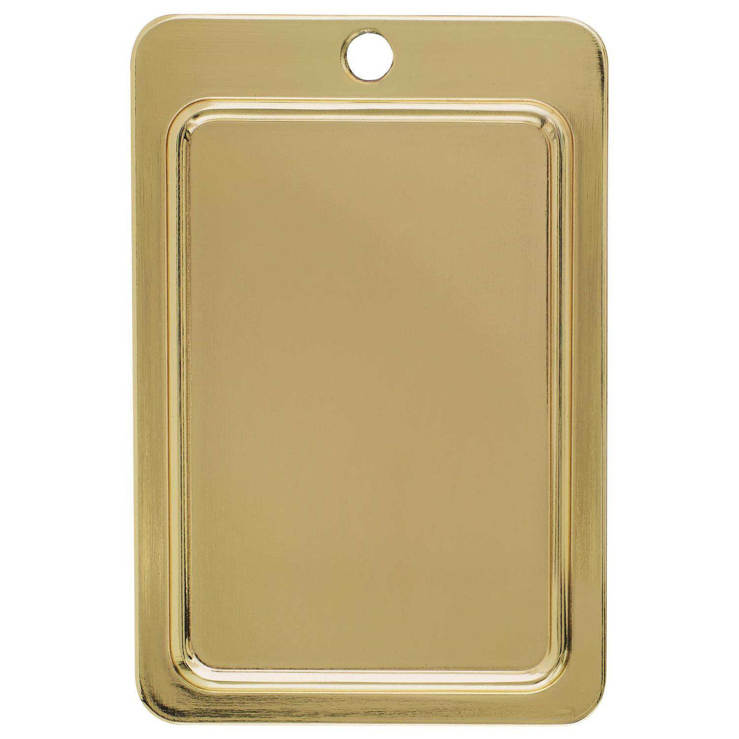 Amerock Allison Round Cabinet Knob 1-1/4 in. D 1-1/8 in. Polished Brass 1 pk