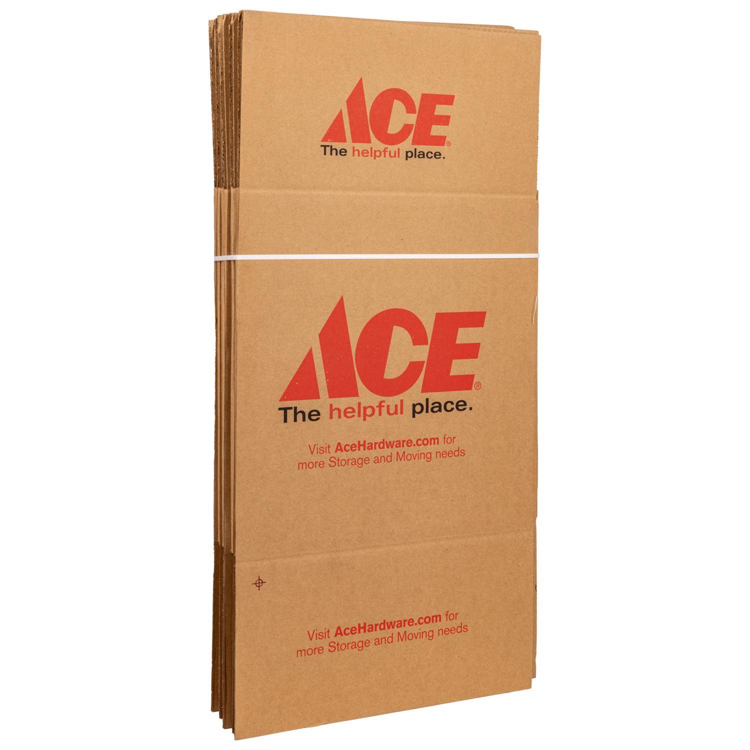 Ace 14 in. H X 14 in. W X 14 in. L Cardboard Corrugated Box 1 pk