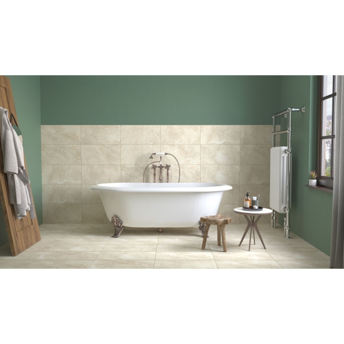 Emser Tile Savino Clair Matte 12x24