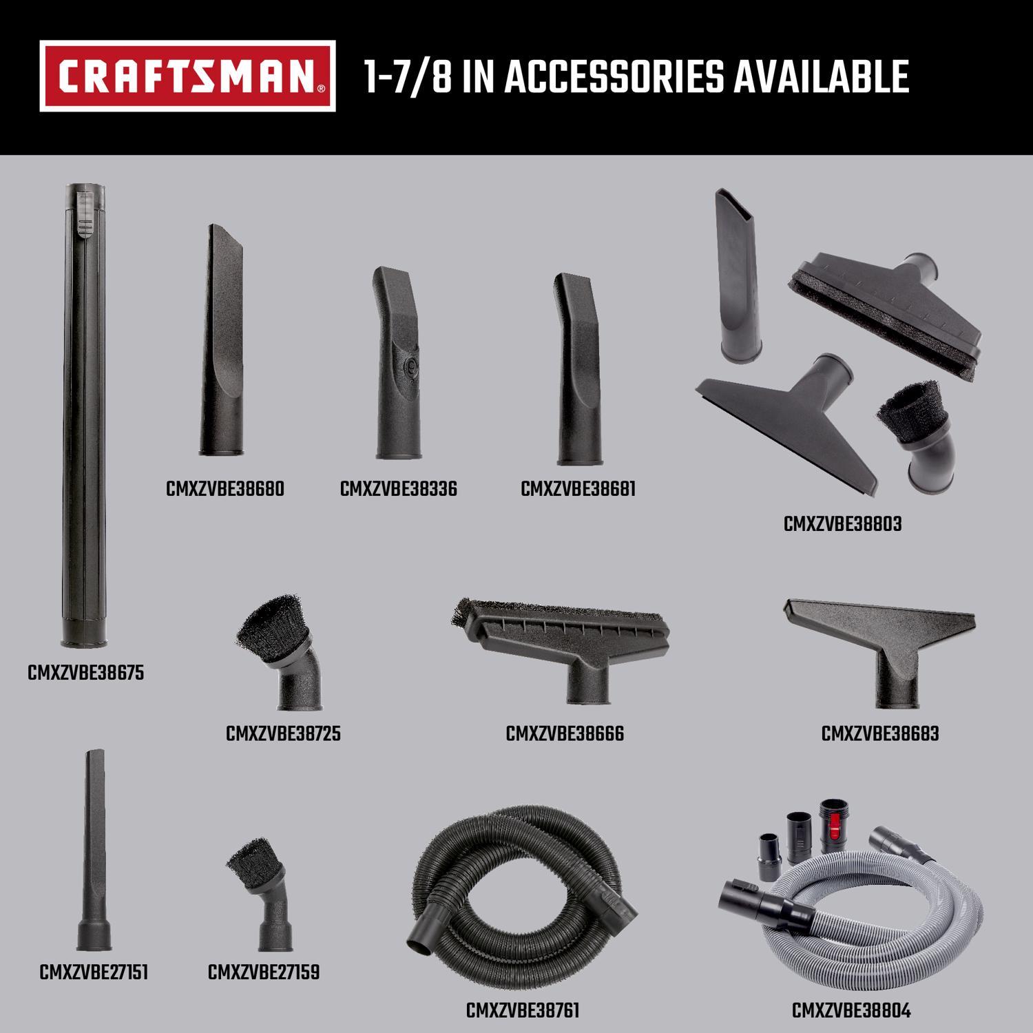 Craftsman 9 in. L X 5.5 in. W X 1-7/8 in. D LED Car Nozzle 1 pc