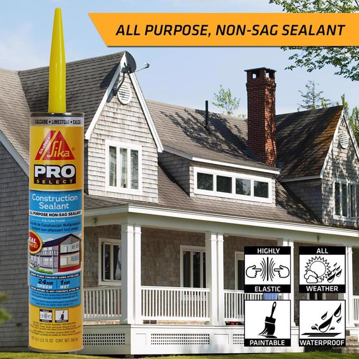 Sika Pro Limestone Polyurethane Construction Sealant 10.1 oz
